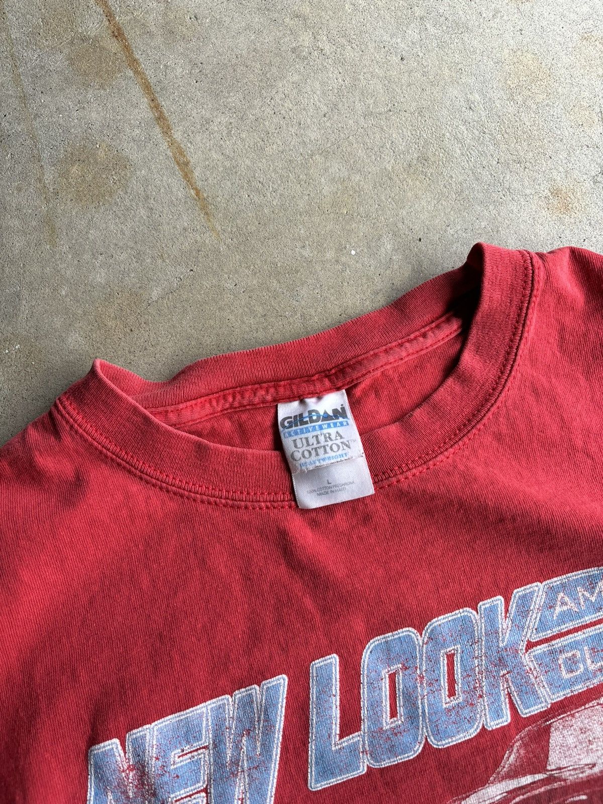 Vintage Crazy 90s Dairy Queen Racing Boxy Faded Red Car Tee Size US L / EU 52-54 / 3 - 4 Thumbnail