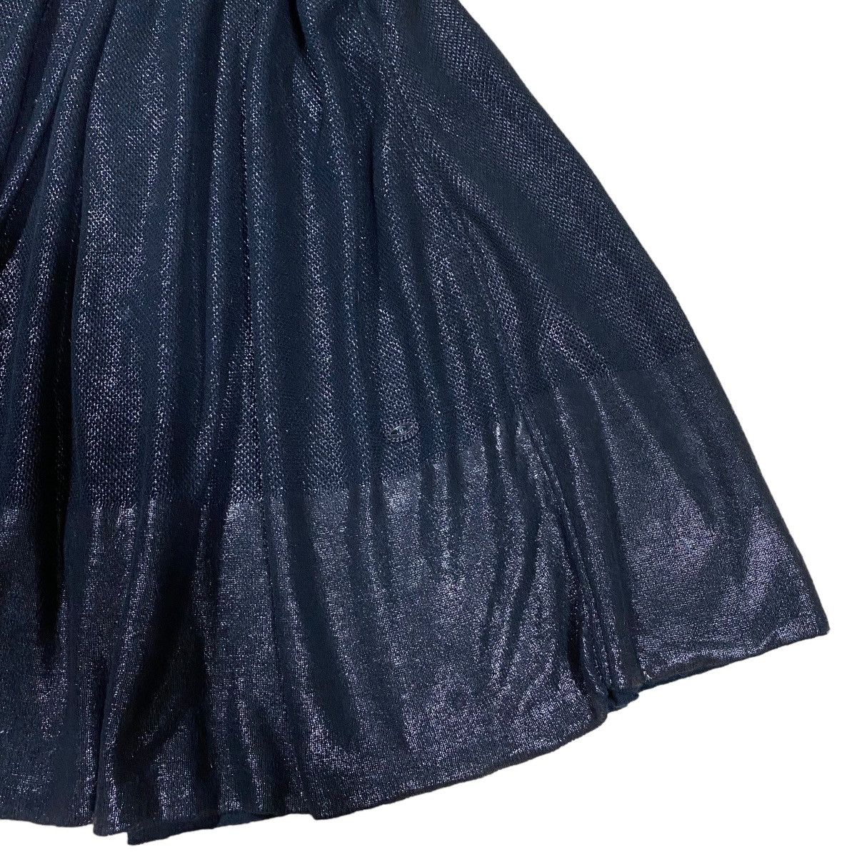 Chanel × Vintage Vintage Chanel Black Coated Skirt Size 24" / US 00 / IT 34 - 6 Thumbnail