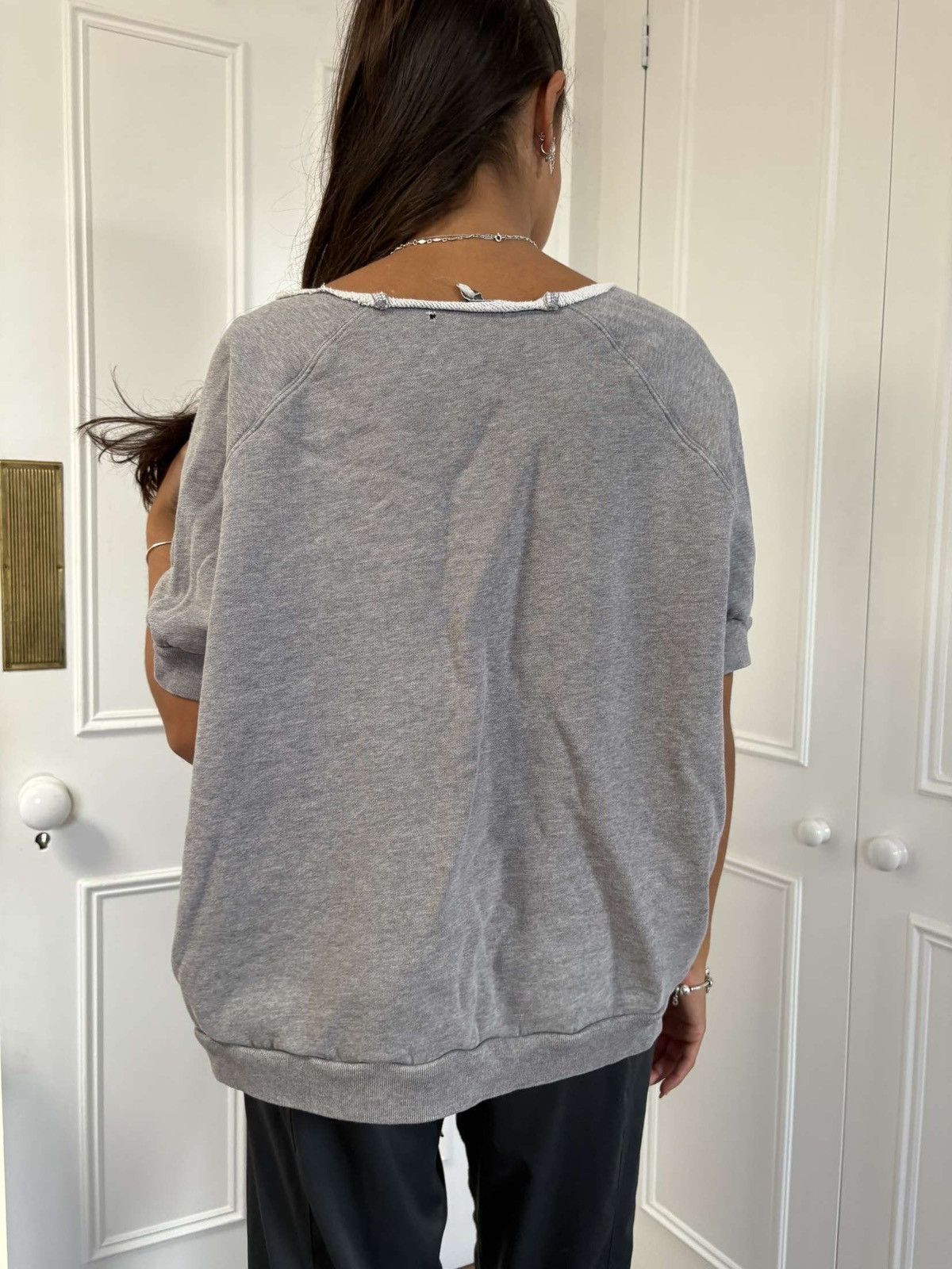 Acne Studios Acne Studios Grey Embellished Sweatshirt (Size M) Size M / US 6-8 / IT 42-44 - 3 Thumbnail