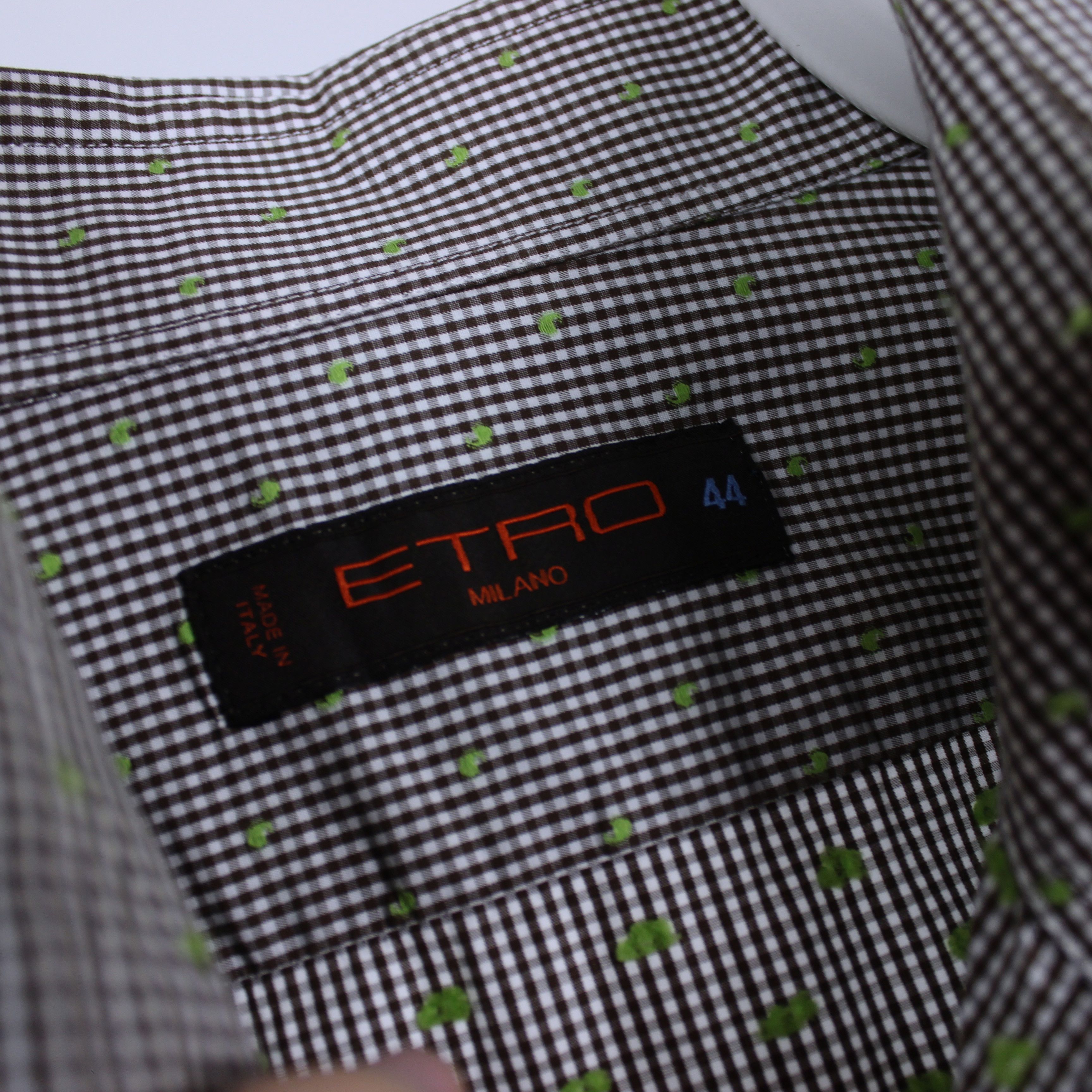 Etro Etro shirt buttons ups L XL multi cotton Size US XL / EU 56 / 4 - 7 Thumbnail