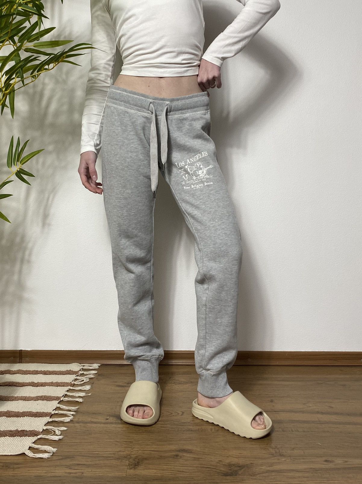 True Religion VINTAGE TRUE RELIGION WMNS GRAY SWEATPANTS Size 32" / US 10 / IT 46 - 6 Thumbnail