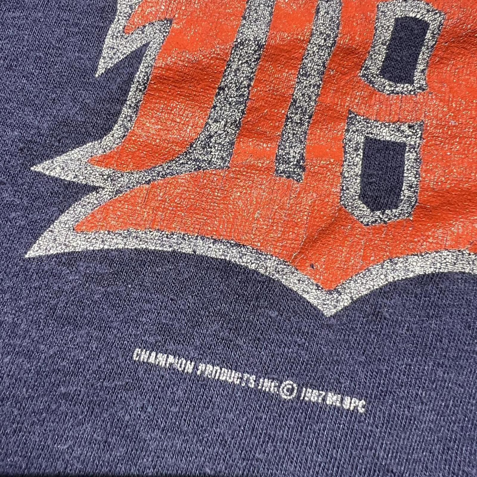 Anvil Vintage 70s Detroit Tigers MLB T-shirt Size US S / EU 44-46 / 1 - 5 Thumbnail