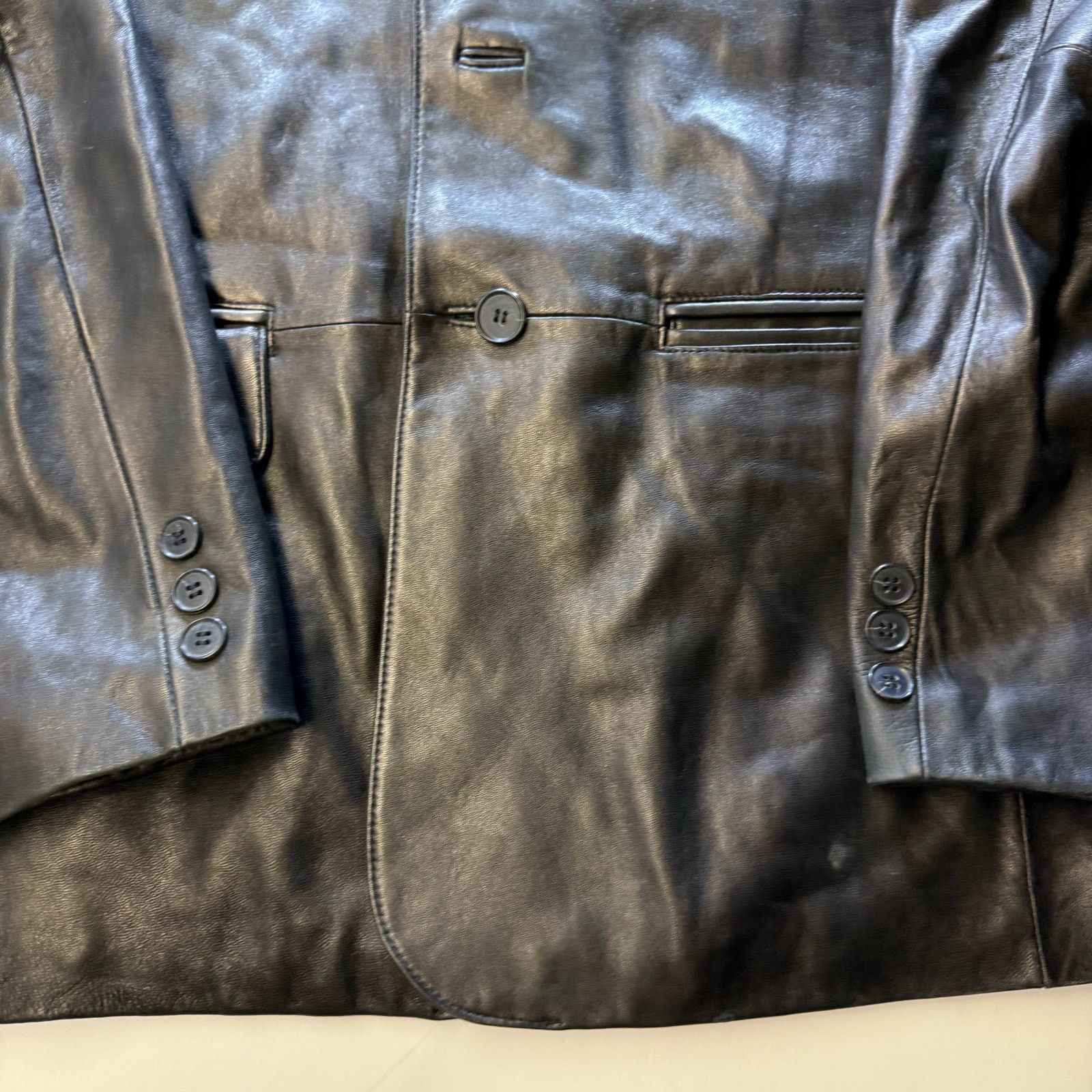 Wilsons Leather Wilson Leather Pelle Studio Leather Jacket Size XL Size US XL / EU 56 / 4 - 3 Thumbnail