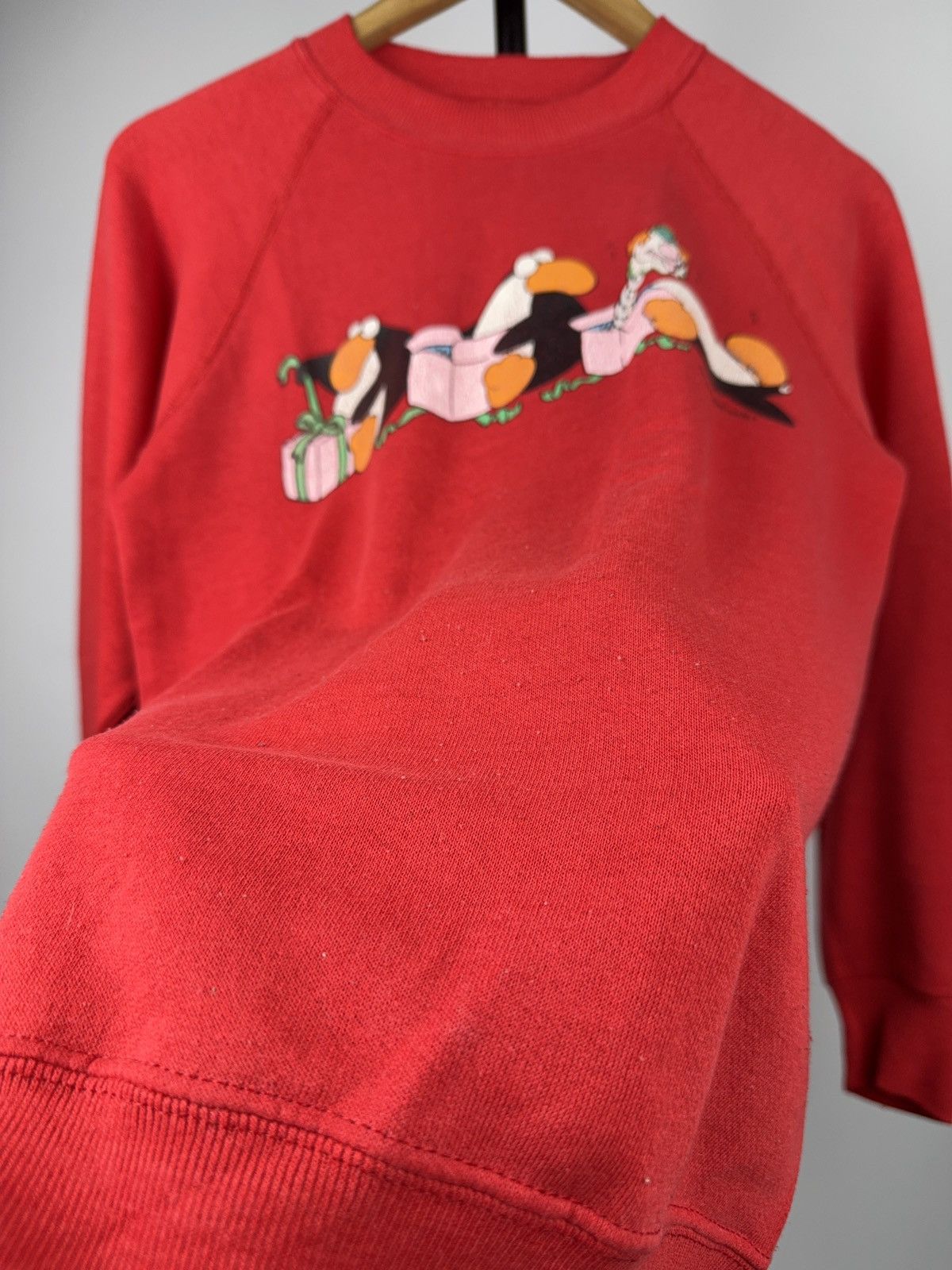 Vintage Retro Vintage 1987 Penguin Graphic Sweatshirt USA Crewneck Size US S / EU 44-46 / 1 - 7 Thumbnail