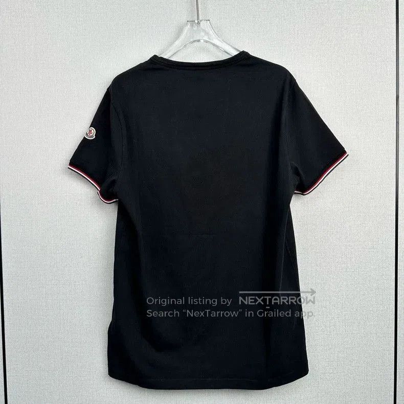 Moncler Moncler Black Short Sleeve T. Size US L / EU 52-54 / 3 - 2 Thumbnail