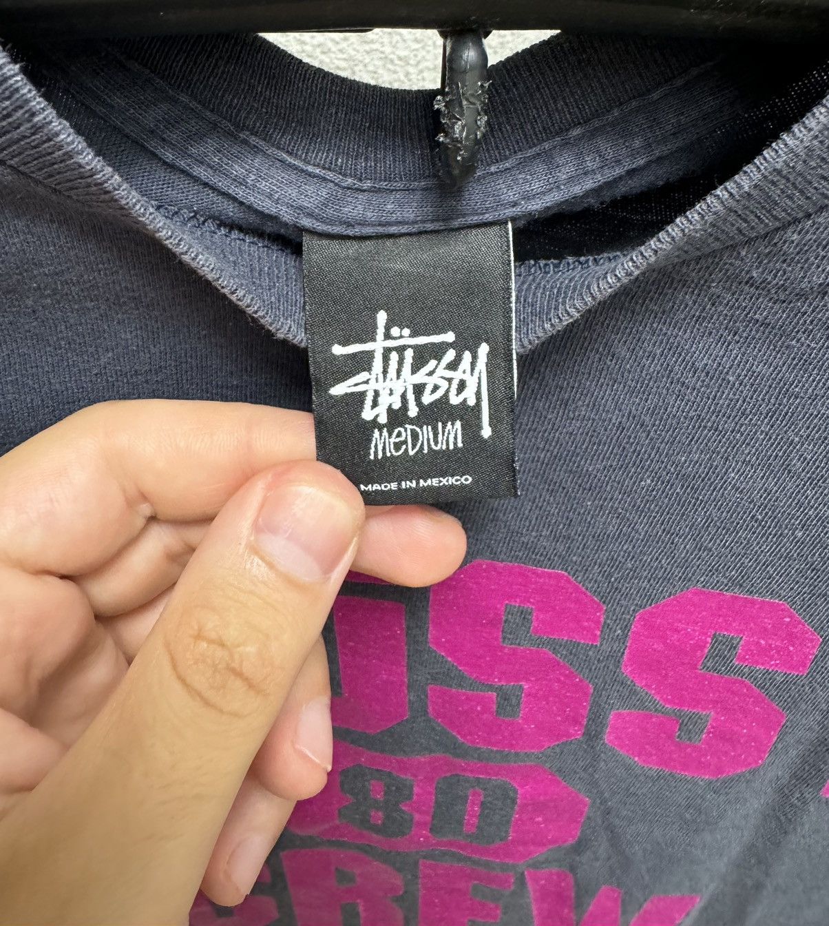 Stussy Stussy Crew 80 vintage t-shirt M sz Japanese brand Size US M / EU 48-50 / 2 - 4 Thumbnail