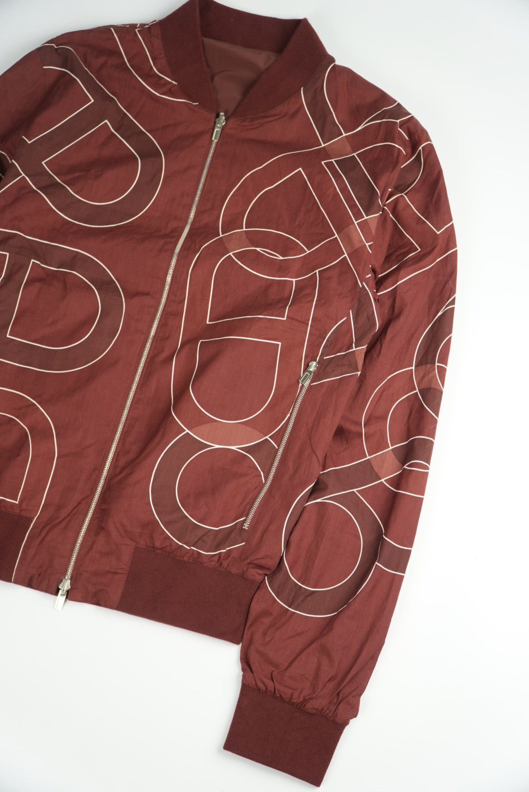 Hermes Hermes Jacket Chaine D'Ancre Red Reversible Windbreaker Size US M / EU 48-50 / 2 - 6 Thumbnail
