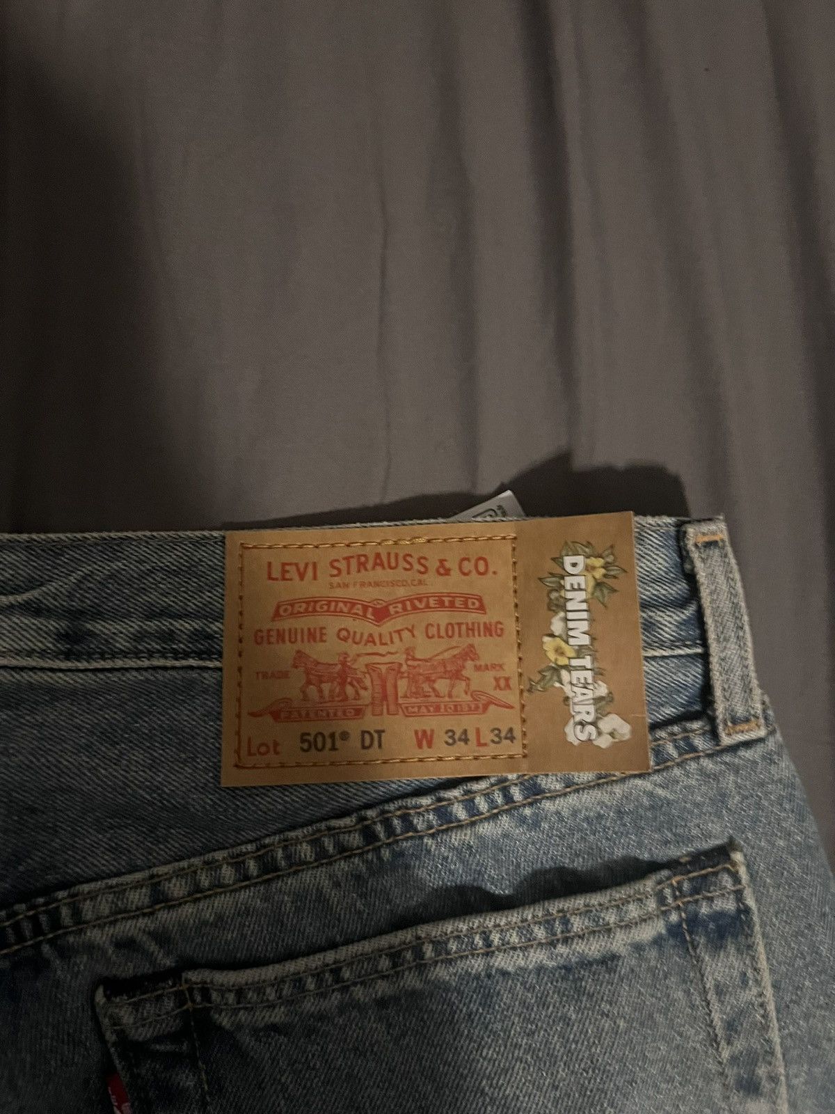 DENIM TEARS × Levi's Levi’s x Denim Tears Size US 34 / EU 50 - 3 Thumbnail
