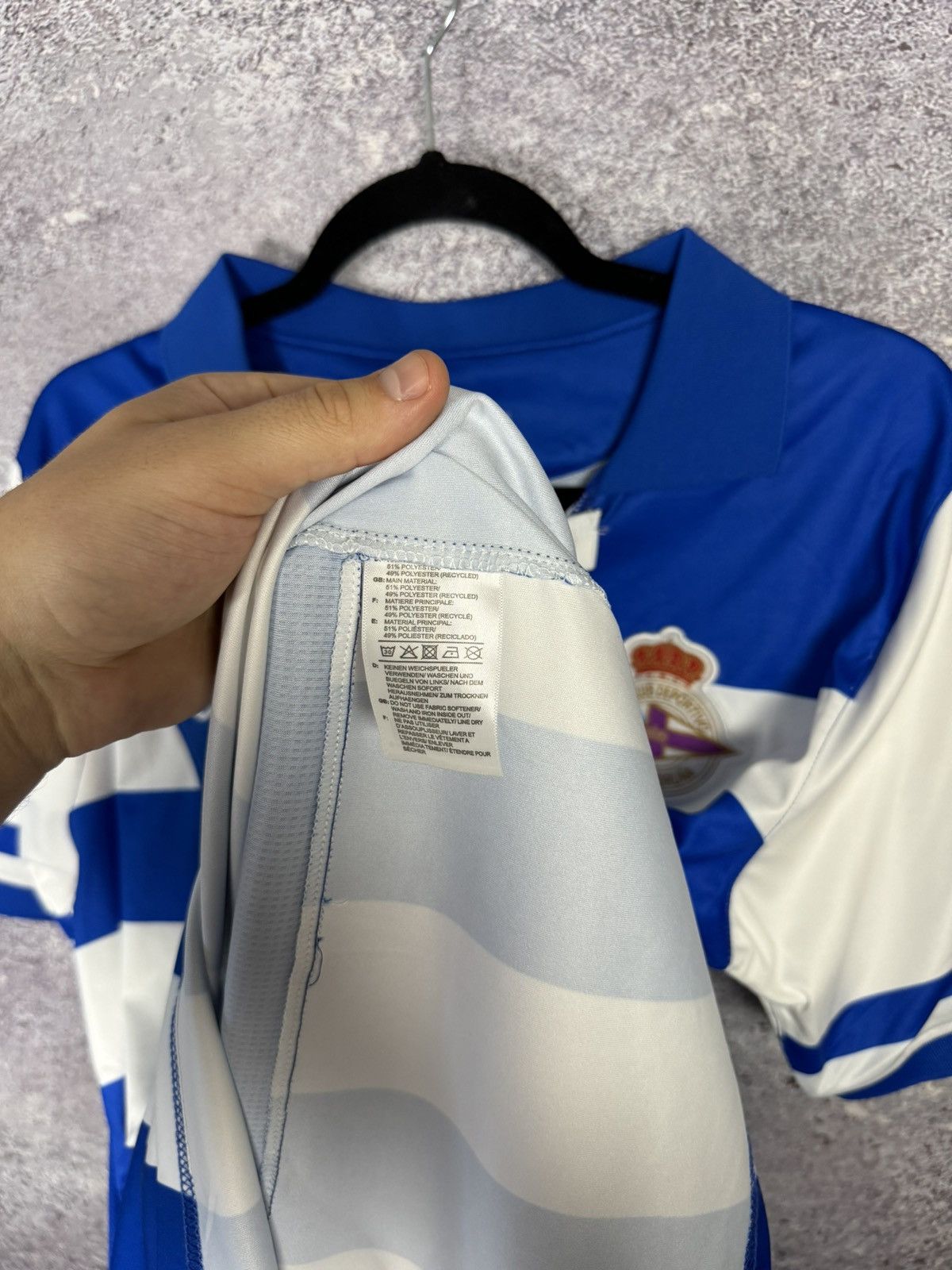 Macron × Vintage Deportivo de La Coruna 2020/21 Macron Soccer Jersey Size US L / EU 52-54 / 3 - 13 Thumbnail