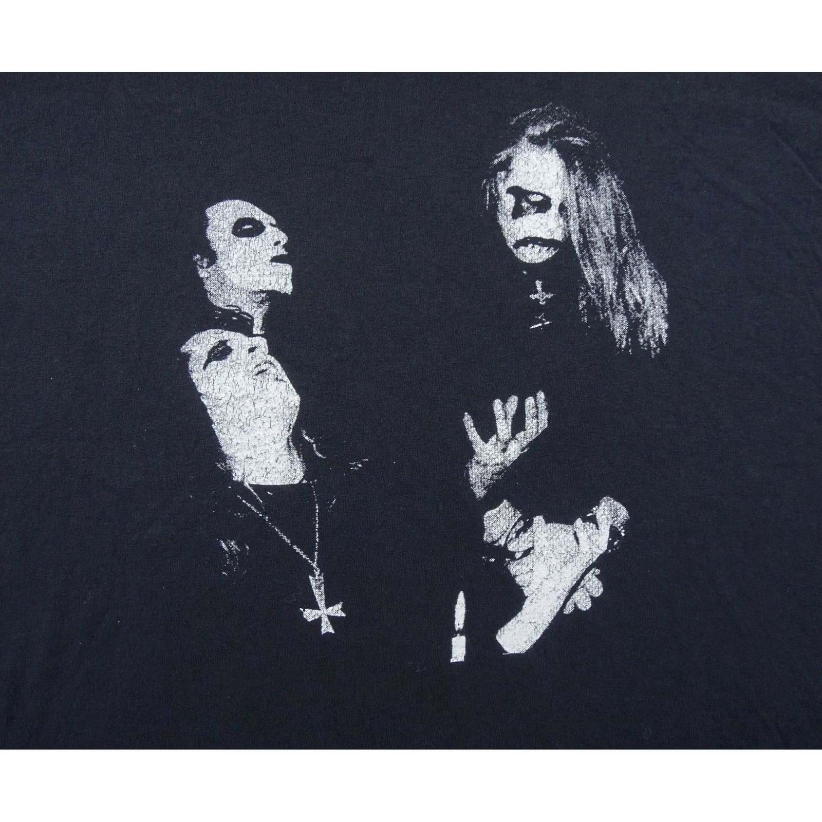 Gildan VINTAGE Profanitica Shirt Mens XL Black Metal Band Tee Weeping in Heaven Size US XL / EU 56 / 4 - 2 Thumbnail