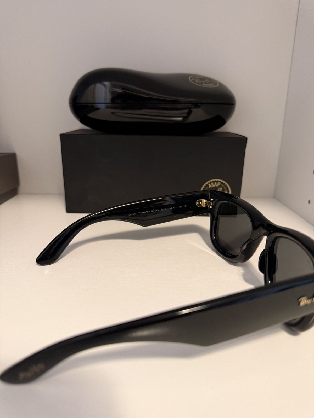RayBan A$AP Rocky Wayfarer Puffer Sunglasses Size ONE SIZE - 6 Thumbnail