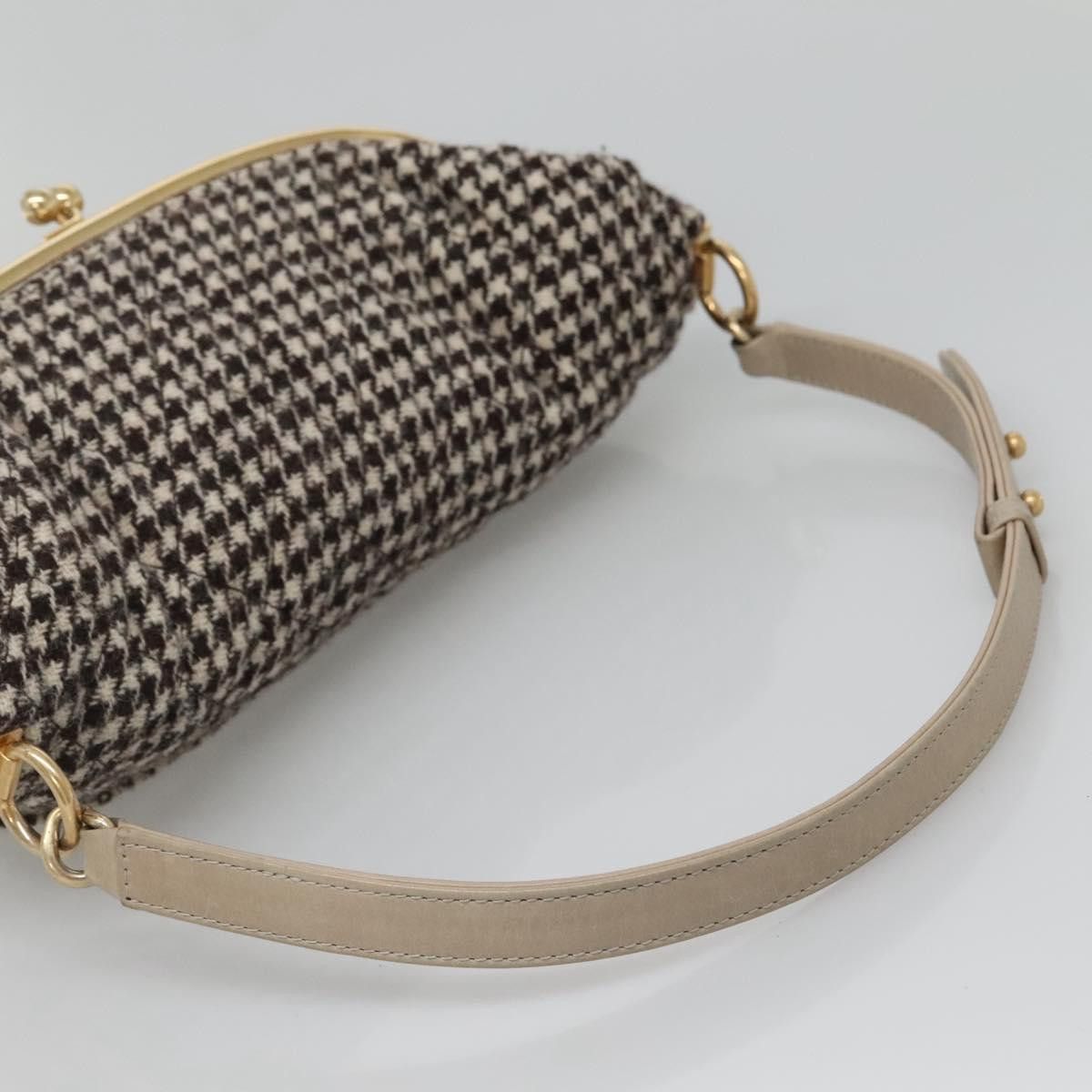 Chanel CHANEL Matelasse Shoulder Bag Wool Gray Gold CC Size ONE SIZE - 7 Thumbnail