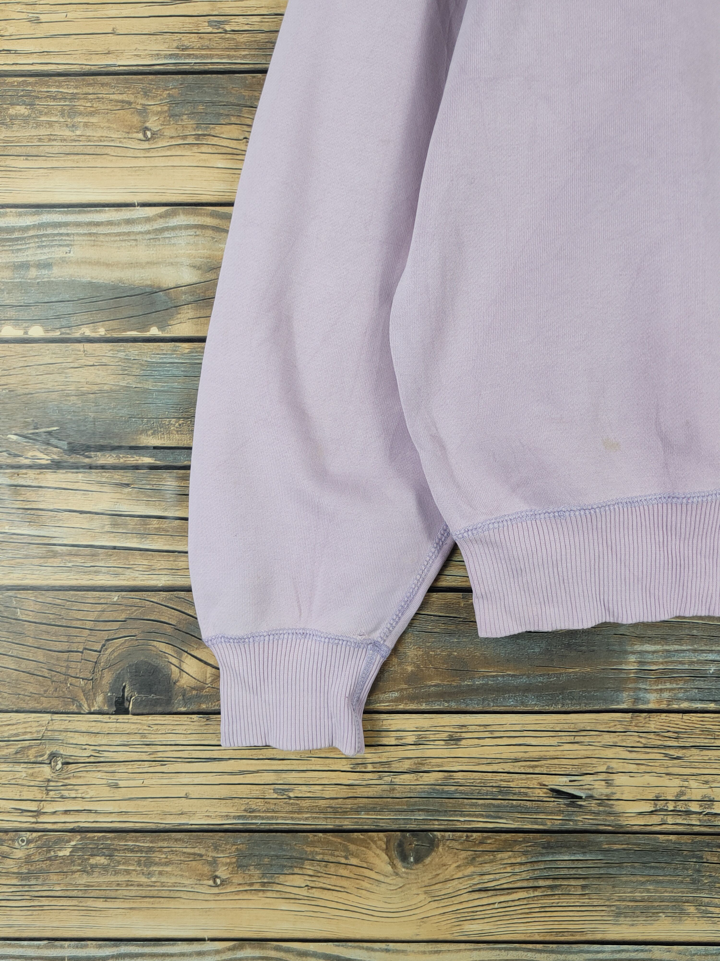Japanese Brand Uniqlo vintage Light Purple Sweatshirts #W1456 Size US M / EU 48-50 / 2 - 4 Thumbnail