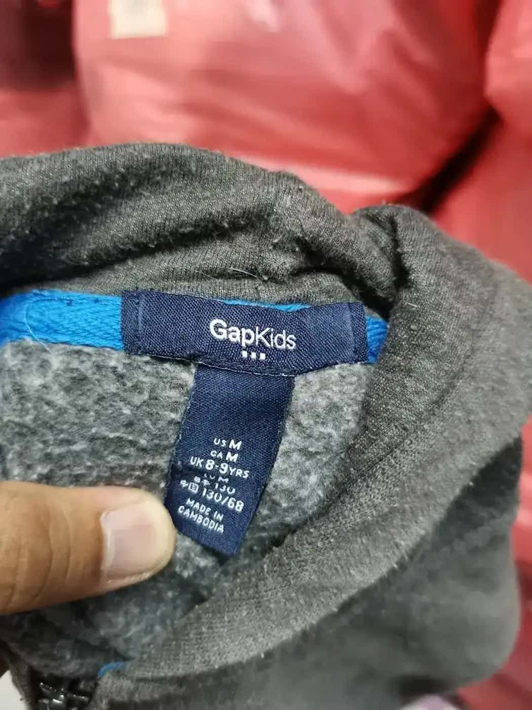 Gap Vintage GAP Big Logo Zipper Hoodie Size US S / EU 44-46 / 1 - 5 Thumbnail