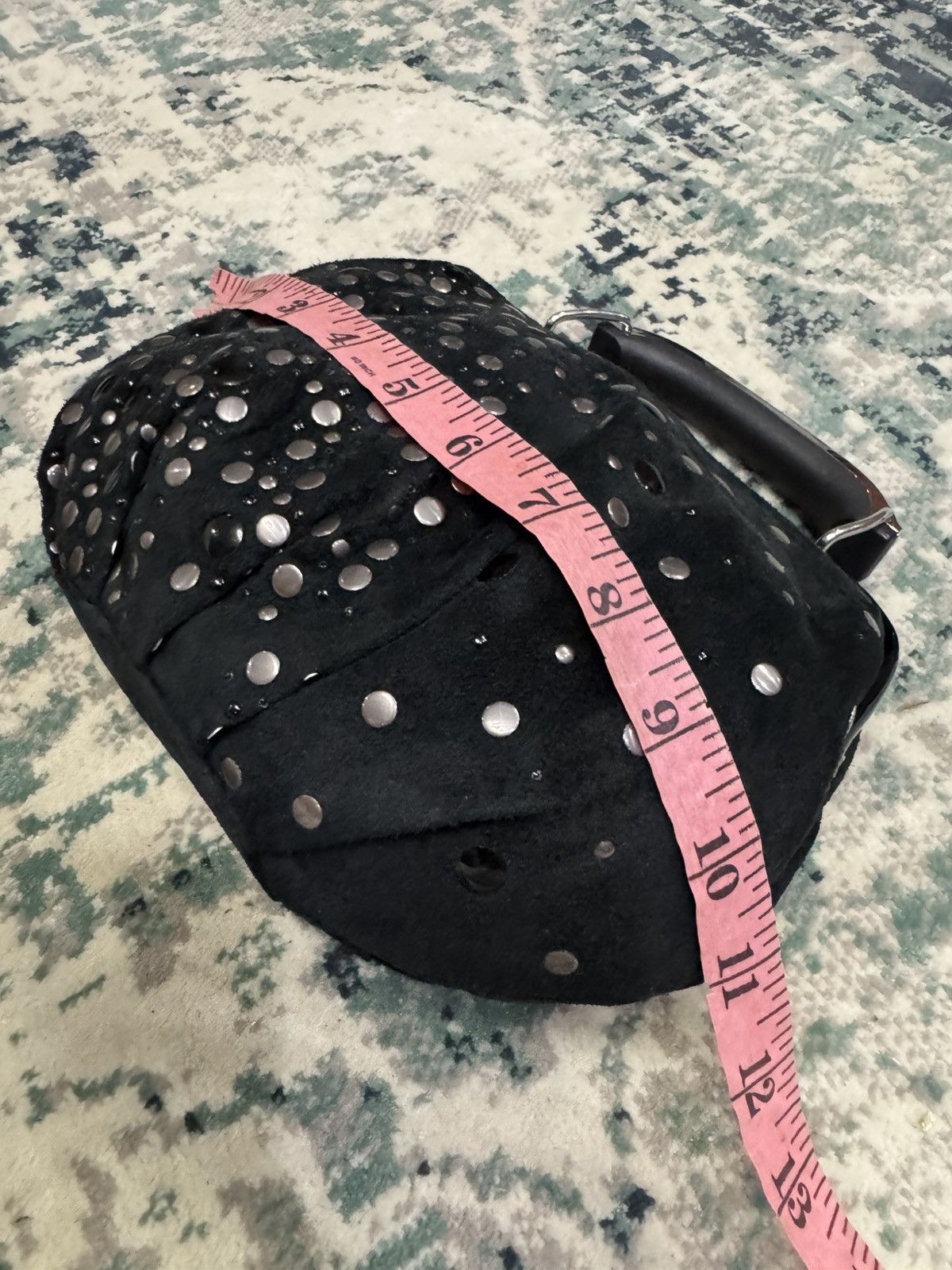 Diesel DIESEL SUEDE STUDDED HANDHELD CLUTCH BAG Size ONE SIZE - 4 Thumbnail