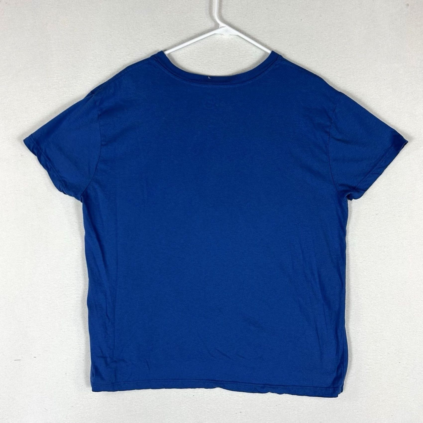 Vintage Bluey Graphic Print T-Shirt Crew Neck Short Sleeve Womens 2XL Blue Casual Tee Top Size XXL / US 16-18 / IT 52-54 - 5 Thumbnail