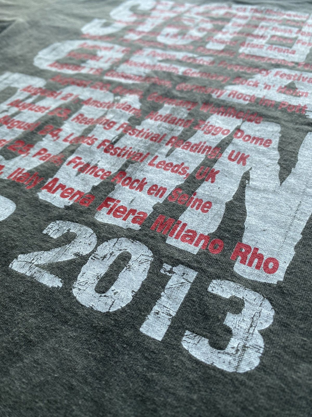 Band Tees 🔥System of a down band tee 2013 tour faded green Size US S / EU 44-46 / 1 - 8 Thumbnail