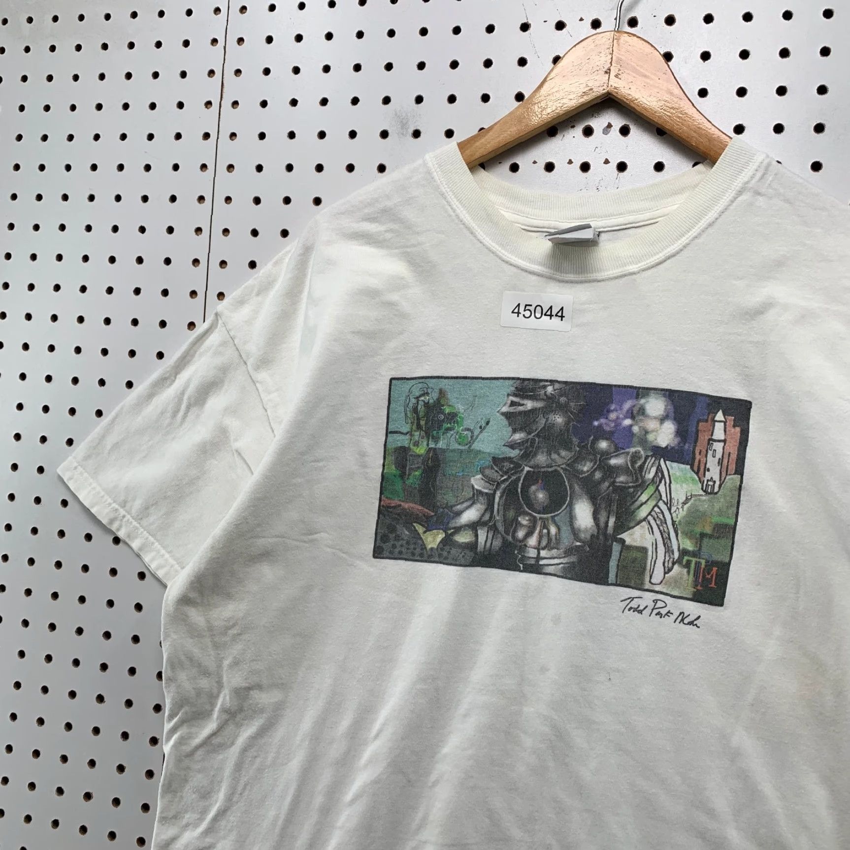 Hanes VINTAGE Nike Shirt Mens Large White 2006 Music Tour Concert Big Head Todd Monster Shirt Size US L / EU 52-54 / 3 - 6 Thumbnail