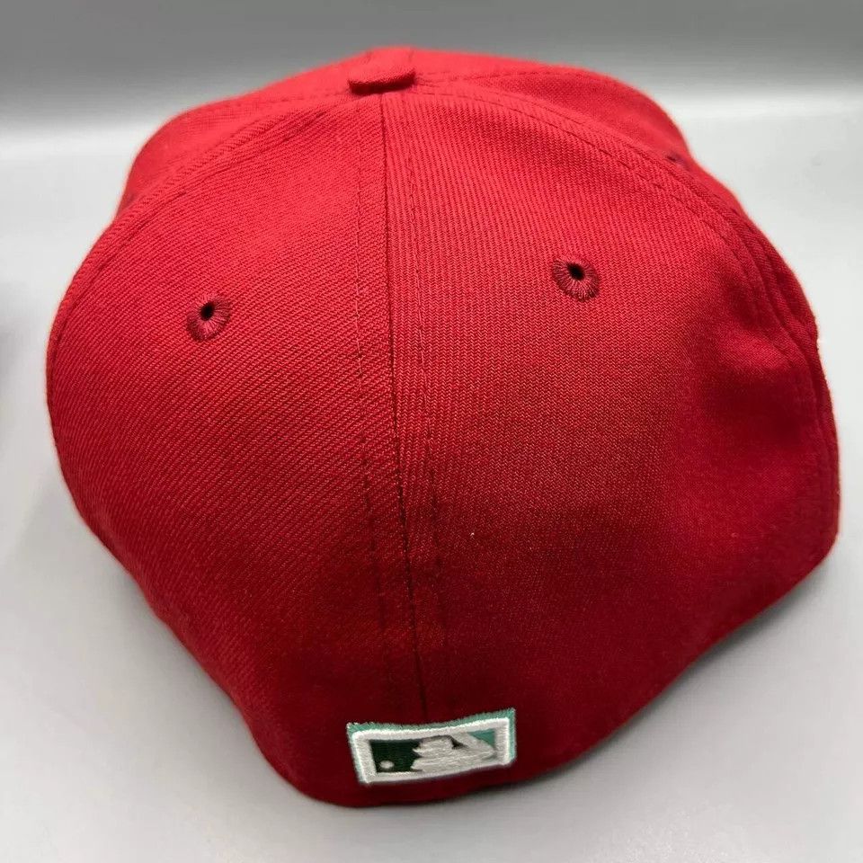 New Era Atlanta Braves Hat Men 7 1/2 59Fifty New Era MLB Fitted Cap Size ONE SIZE - 5 Thumbnail
