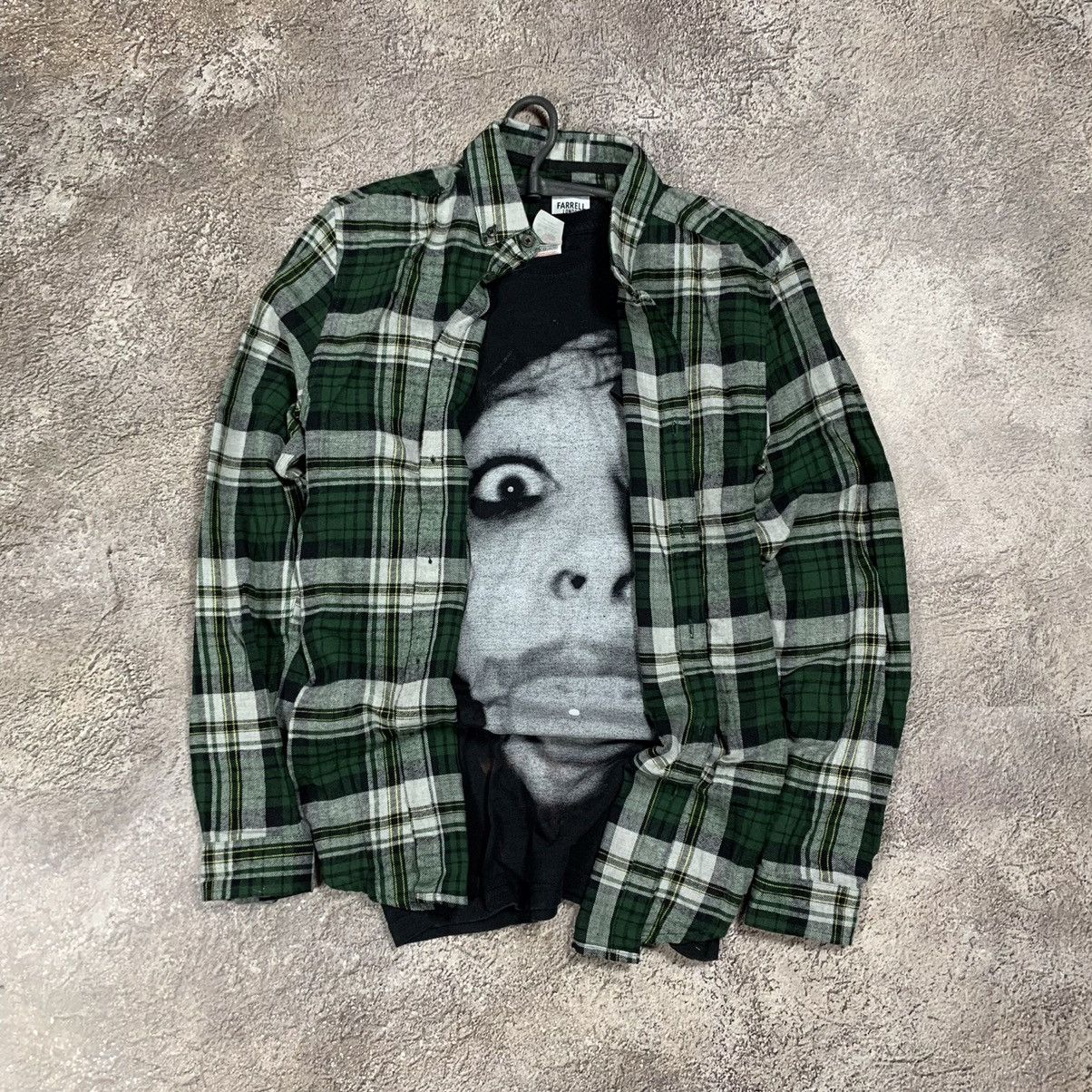 Vintage Vintage 90s Grunge Graphic Shirt Plaid Oversized Skate S Size US S / EU 44-46 / 1 - 1 Thumbnail