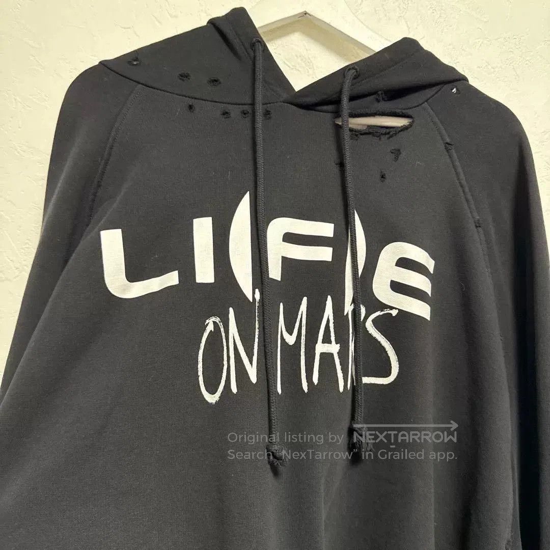 Raf Simons Raf Simons Distressed Hoodie Sweatshirt. Size US M / EU 48-50 / 2 - 3 Thumbnail