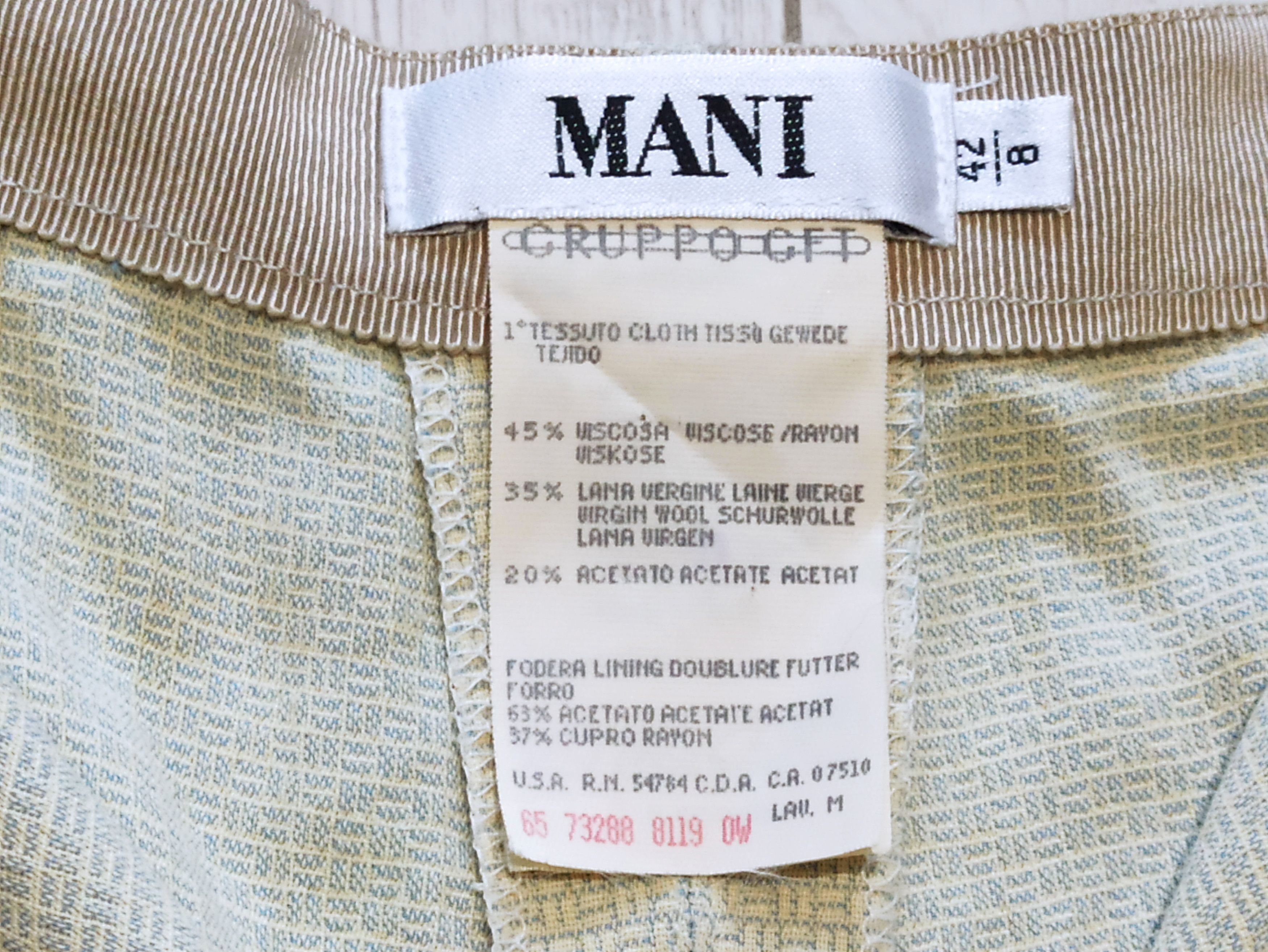Giorgio Armani Vintage 90s Mani Giorgio Armani Blend Pants Size 26" / US 2 / IT 38 - 3 Thumbnail