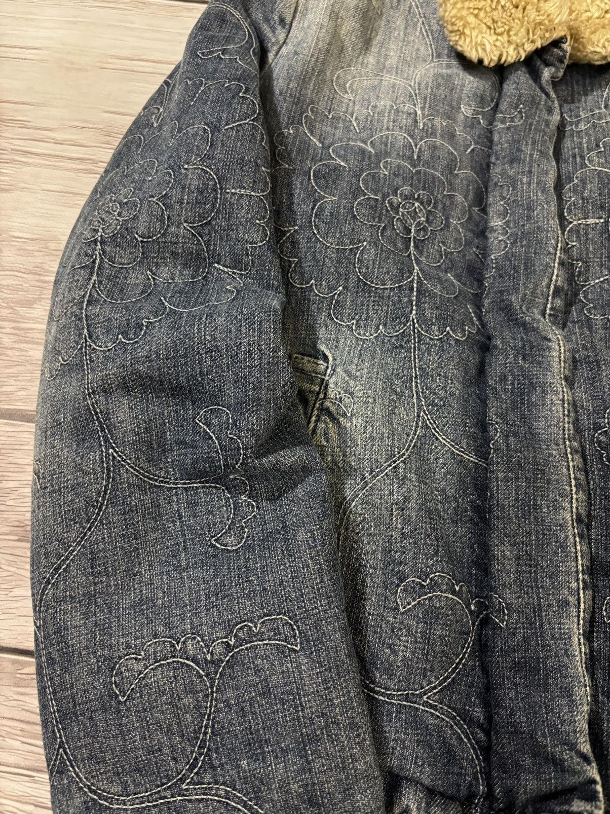 If Six Was Nine × Japanese Brand If Six Was Nine Style Japanese Denim Bomber Jacket yk2 Size US S / EU 44-46 / 1 - 3 Thumbnail