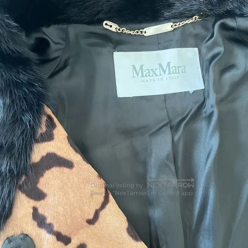 Max Mara MaxMara Leopard Print Wool Coat . Size M / US 6-8 / IT 42-44 - 3 Thumbnail
