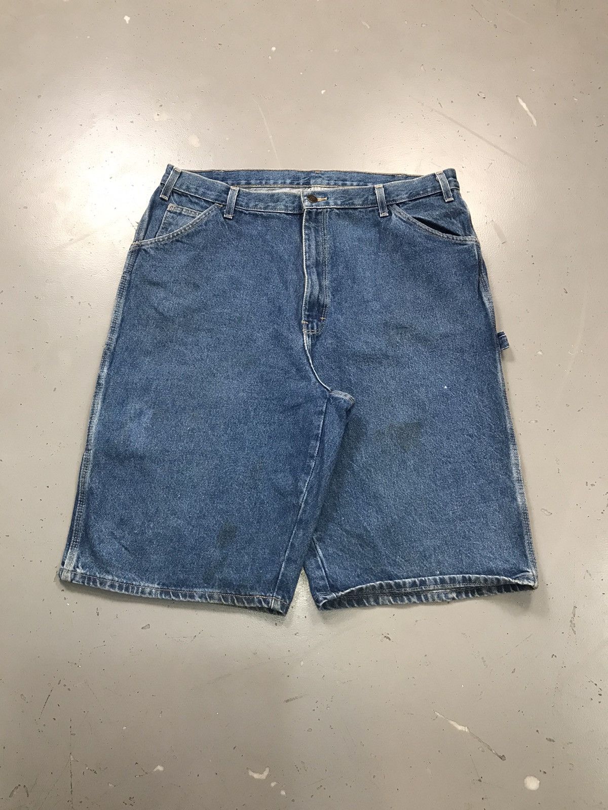 Dickies × Vintage Vintage dickies carpenter denim jort Size US 38 / EU 54 - 1 Thumbnail