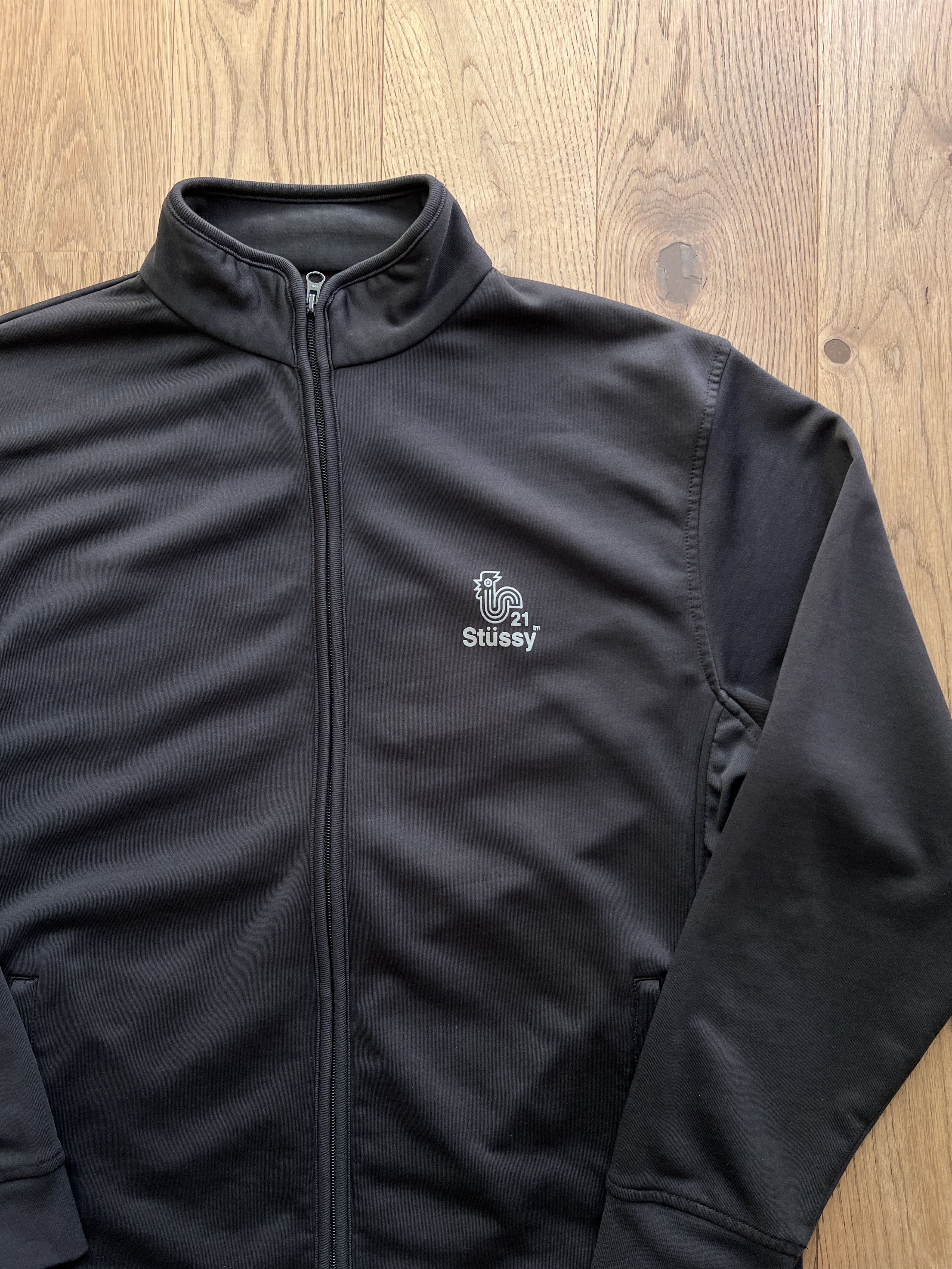 Stussy Rare! Stussy Rooster logo VTG 90s Track top jacket sunfaded Size US XL / EU 56 / 4 - 11 Thumbnail