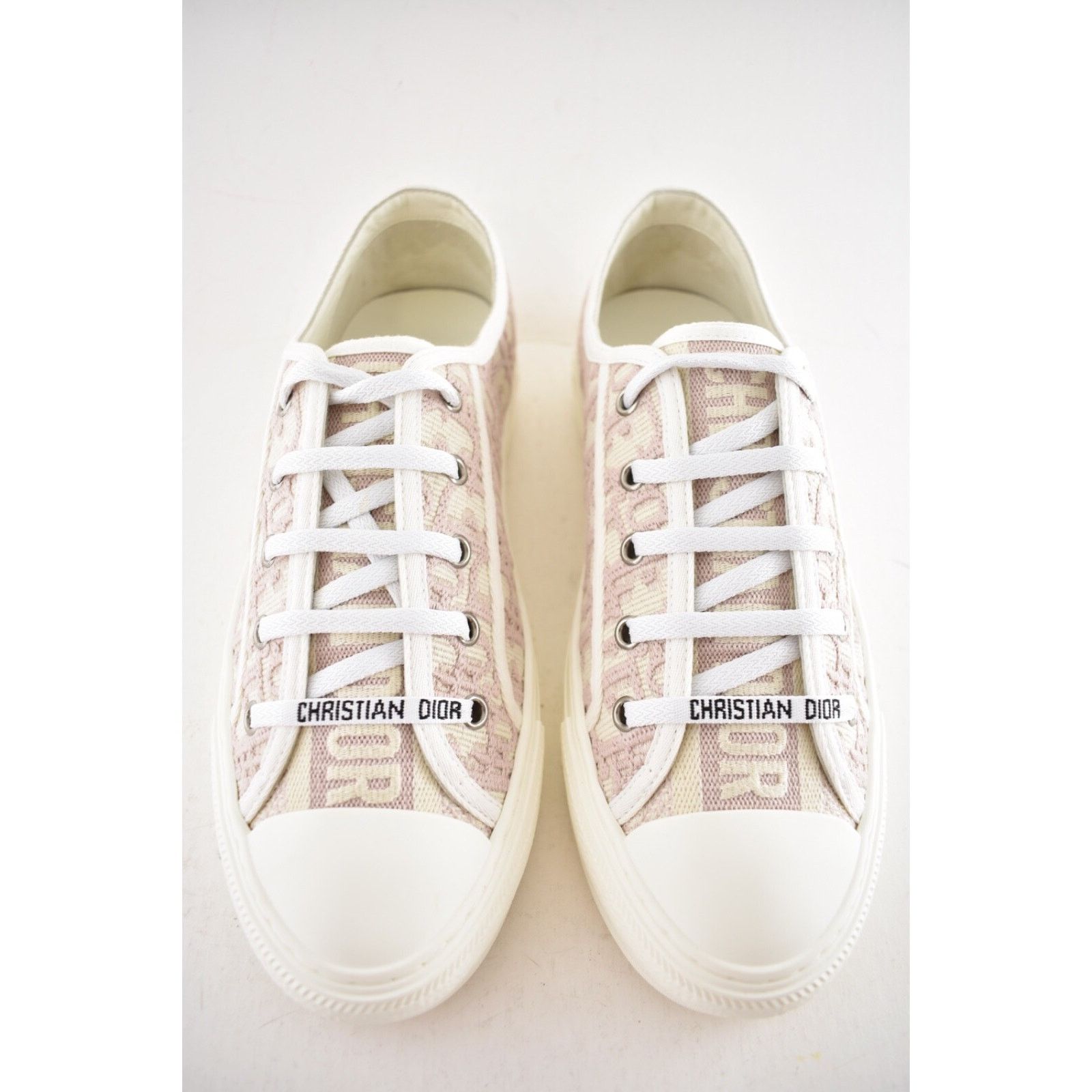 Dior Dior Walk'N'Dior Powder Nude Flat Low Top Trainer Sneaker 40 Size US 10 / IT 40 - 5 Thumbnail