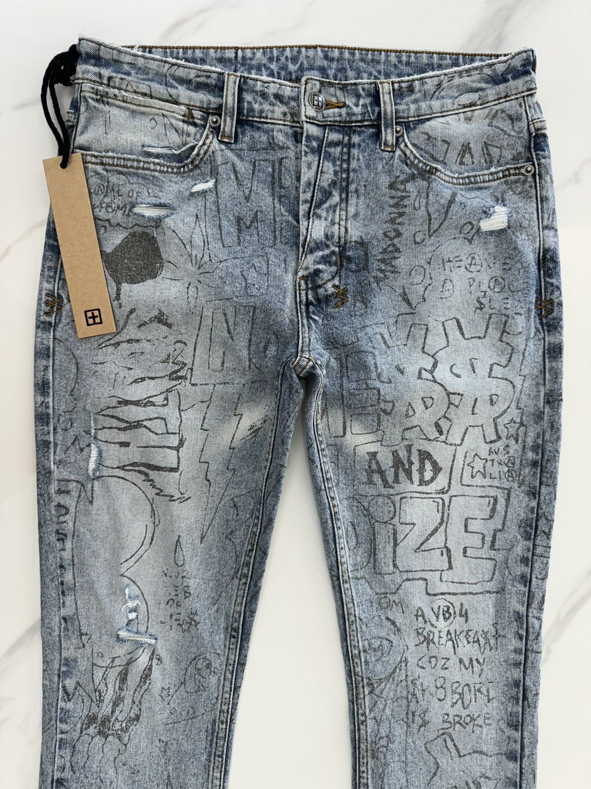 Ksubi Van Winkle Bunker Blue Noize Size US 32 / EU 48 - 1 Thumbnail