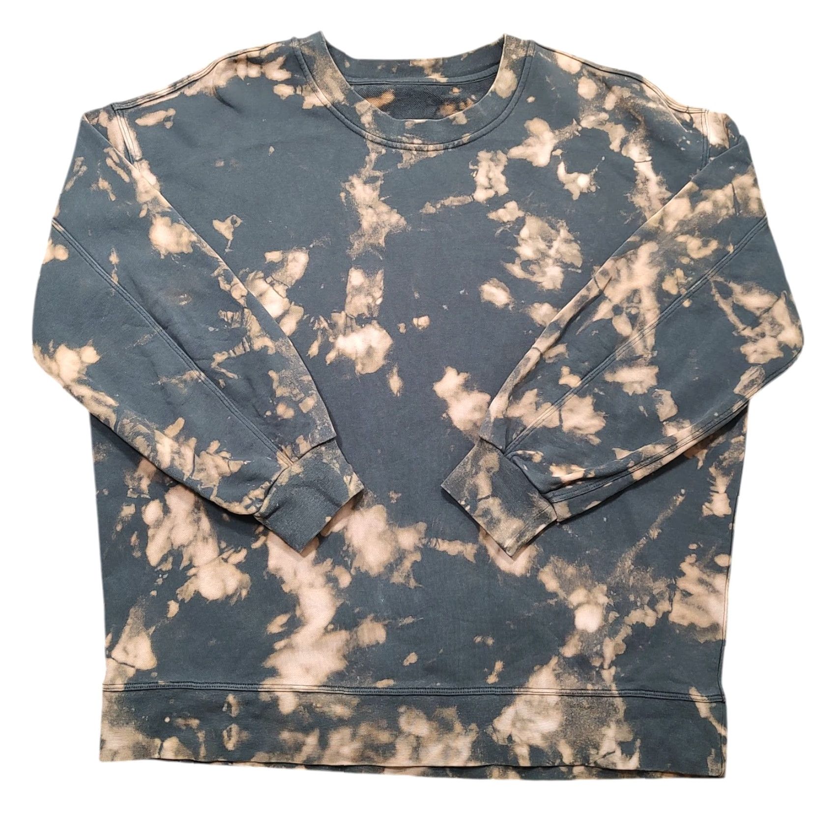 Lululemon Lululemon Womens Sweatshirt L Gray Perfectly Oversized Crew Acid Wash Tie Dye Size L / US 10 / IT 46 - 2 Thumbnail