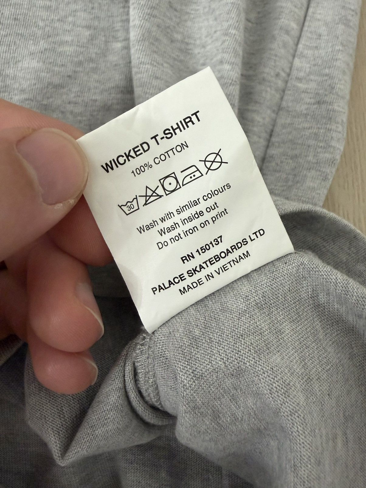 Palace Palace FW21 Wicked Tee Grey Marl Size US XL / EU 56 / 4 - 8 Thumbnail