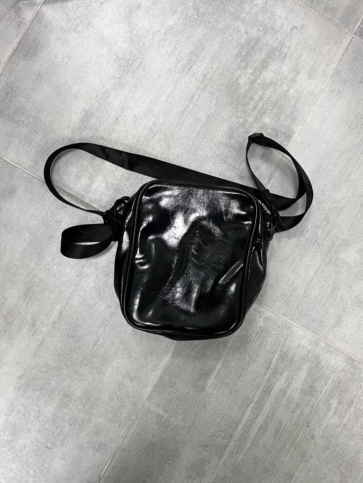 Adidas Vintage Adidas Shoulder Eco Leather Bag Style Retro Firebird Size ONE SIZE - 2 Thumbnail