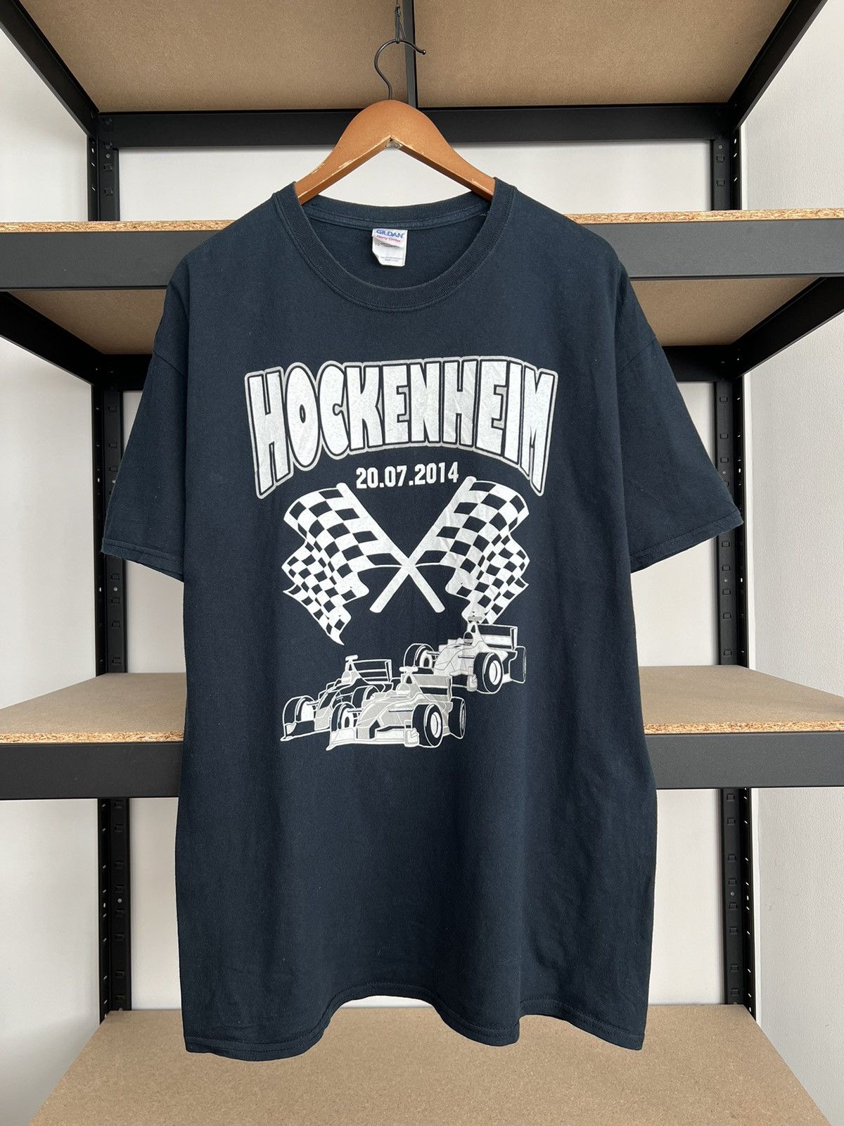 Formula 1 Vintage 2014 Hockenheim F1 Formula 1 Black T-shirt Size US XL / EU 56 / 4 - 1 Thumbnail