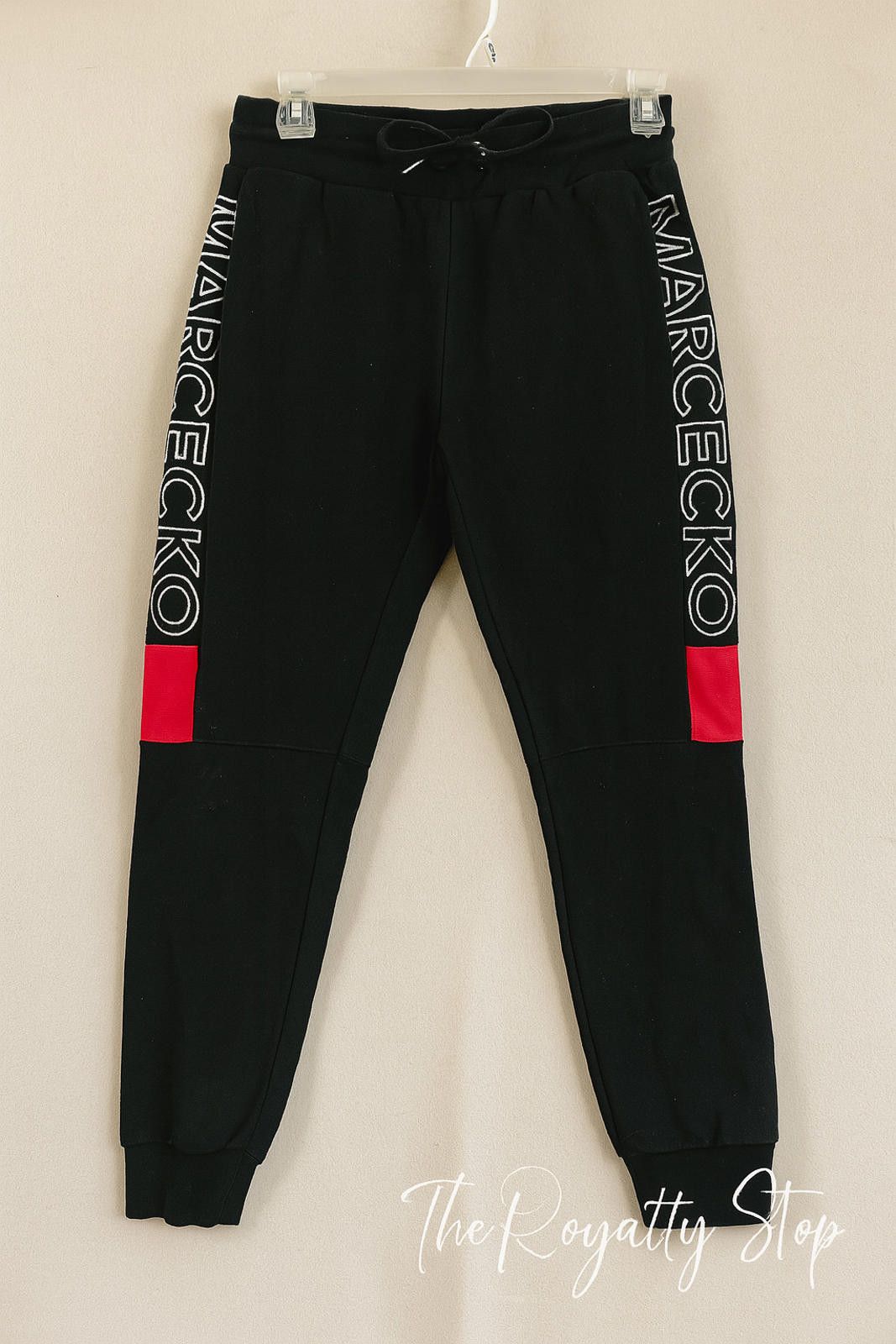 Ecko Unltd. MARC ECKO Cut&Sew Jogger Pants Sm Black Red Streetwear Y2K Size US 30 / EU 46 - 1 Thumbnail