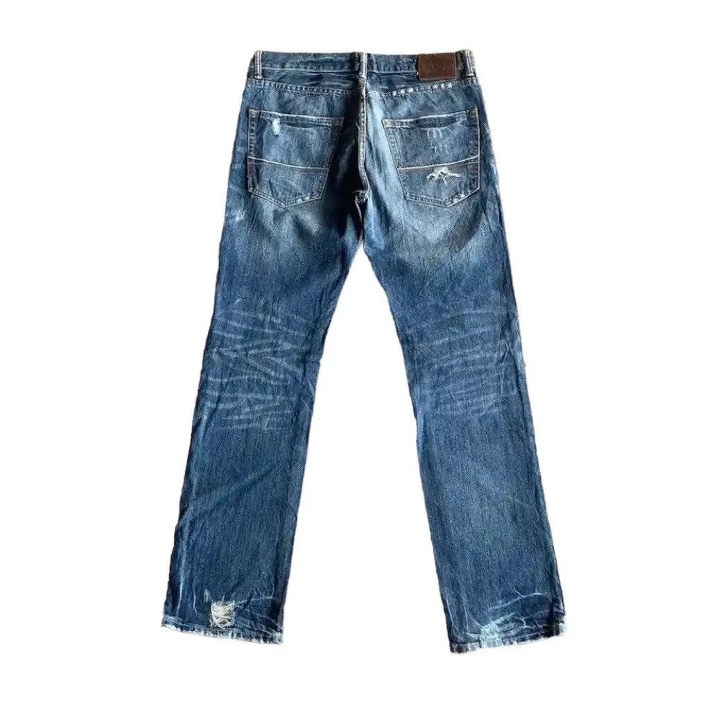 Abercrombie & Fitch 💥 STEALS💥RIPPED JEANS ABERCROMBIE&FITCH DENIM RUGGED PANTS Size US 33 - 2 Thumbnail