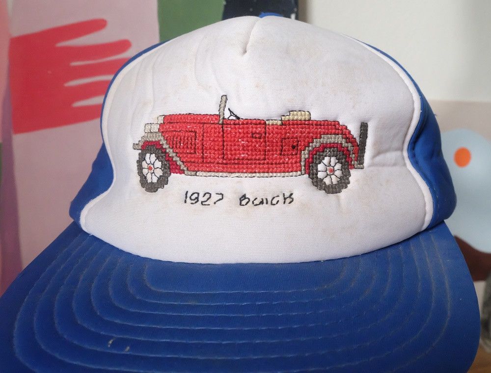 Vintage Buick 1927 Trucker Cap Size ONE SIZE - 2 Thumbnail