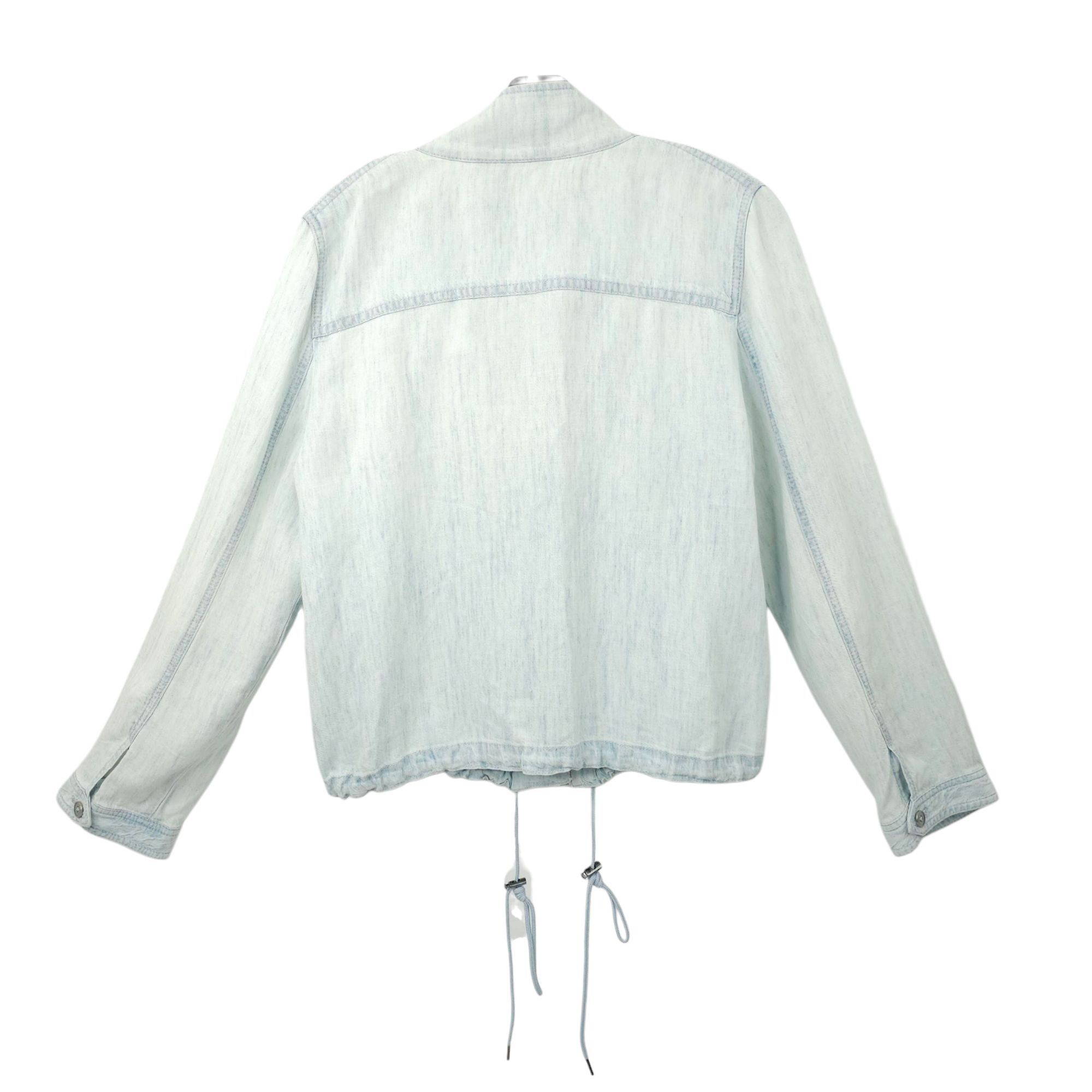 Other Chicos Button Front Jacket Womens Size 1 US M/8 Drawstring W Size M / US 6-8 / IT 42-44 - 2 Thumbnail