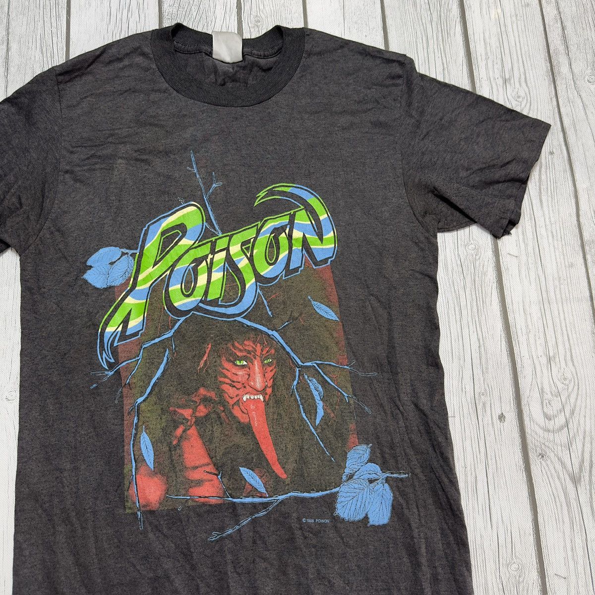 Band Tees × Vintage Vintage Poison tee Size US S / EU 44-46 / 1 - 3 Thumbnail