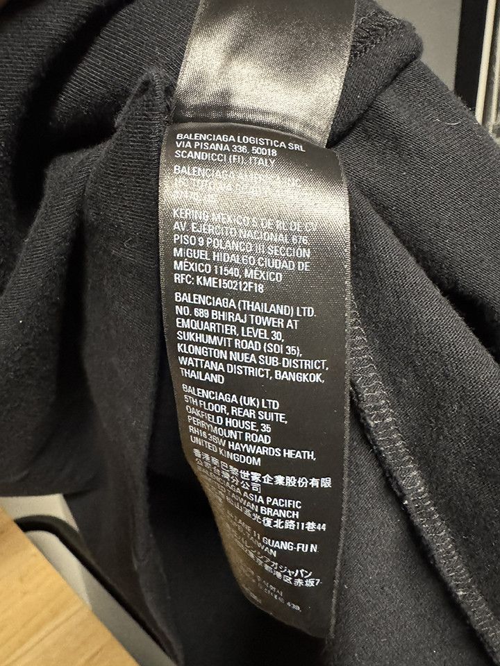 Adidas × Balenciaga Balenciaga X Adidas Black t-shirt with embroidered logos Size US L / EU 52-54 / 3 - 6 Thumbnail