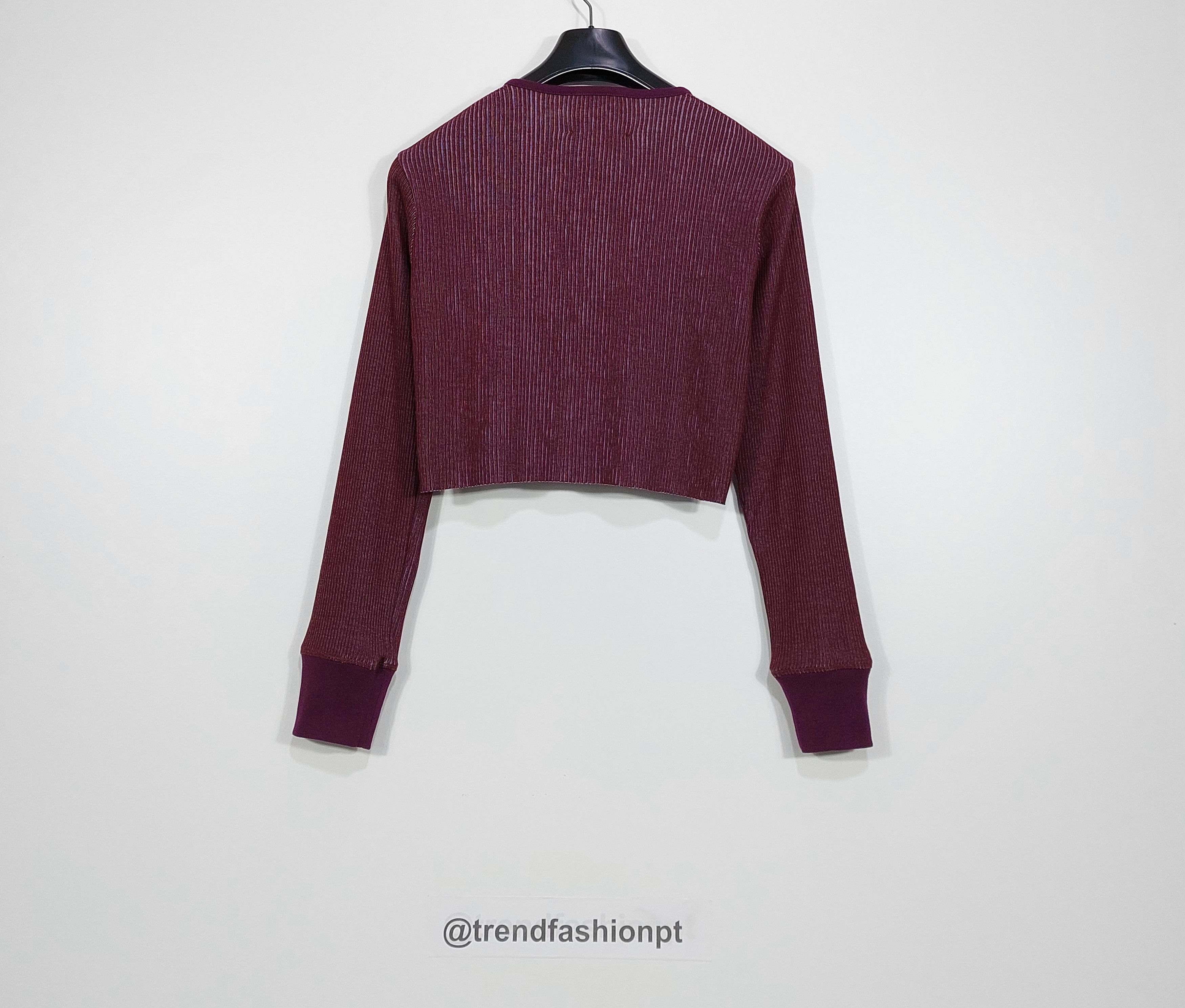 Marc Jacobs cropped long sleeve top - burgundy M Size M / US 6-8 / IT 42-44 - 5 Thumbnail