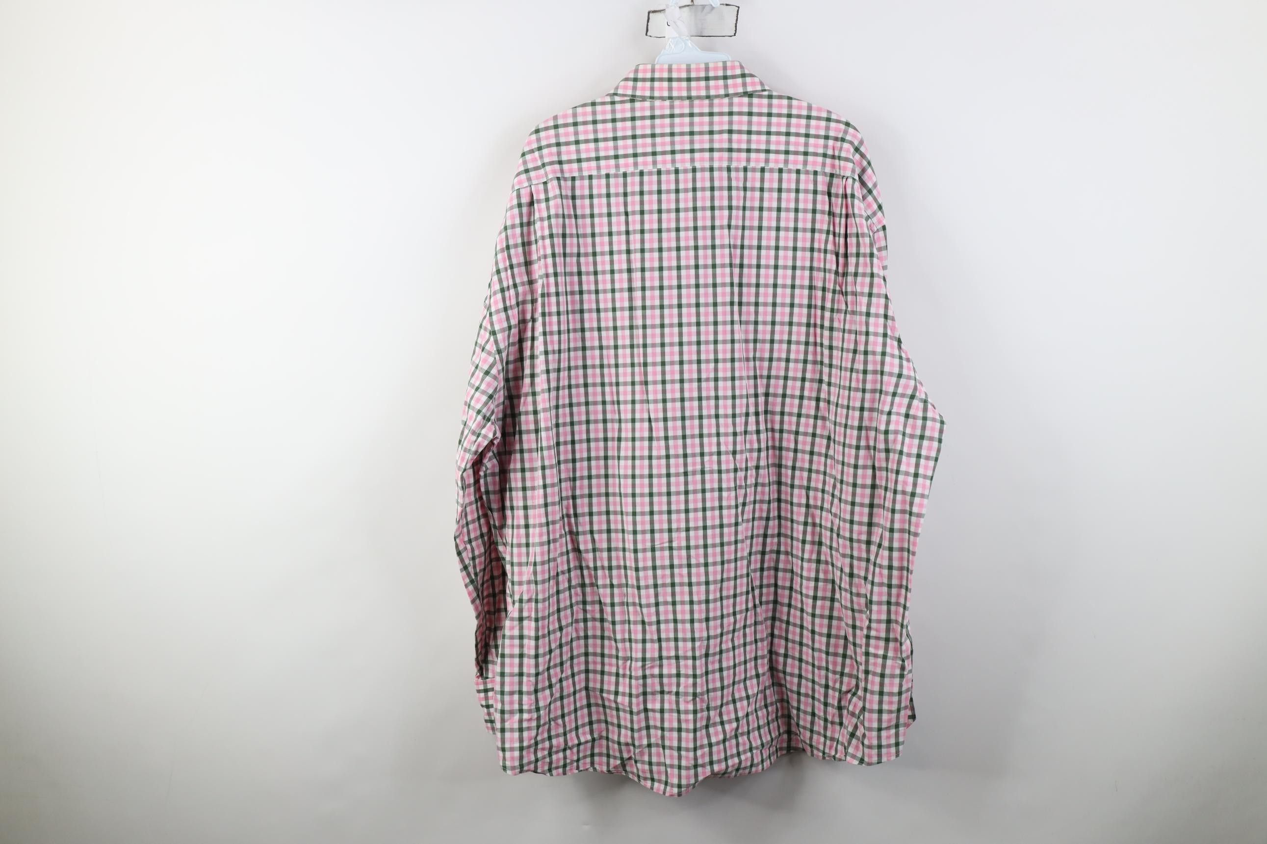 Barbour Barbour Spell Out Collared Button Down Shirt Plaid Cotton Size US XXL / EU 58 / 5 - 11 Thumbnail
