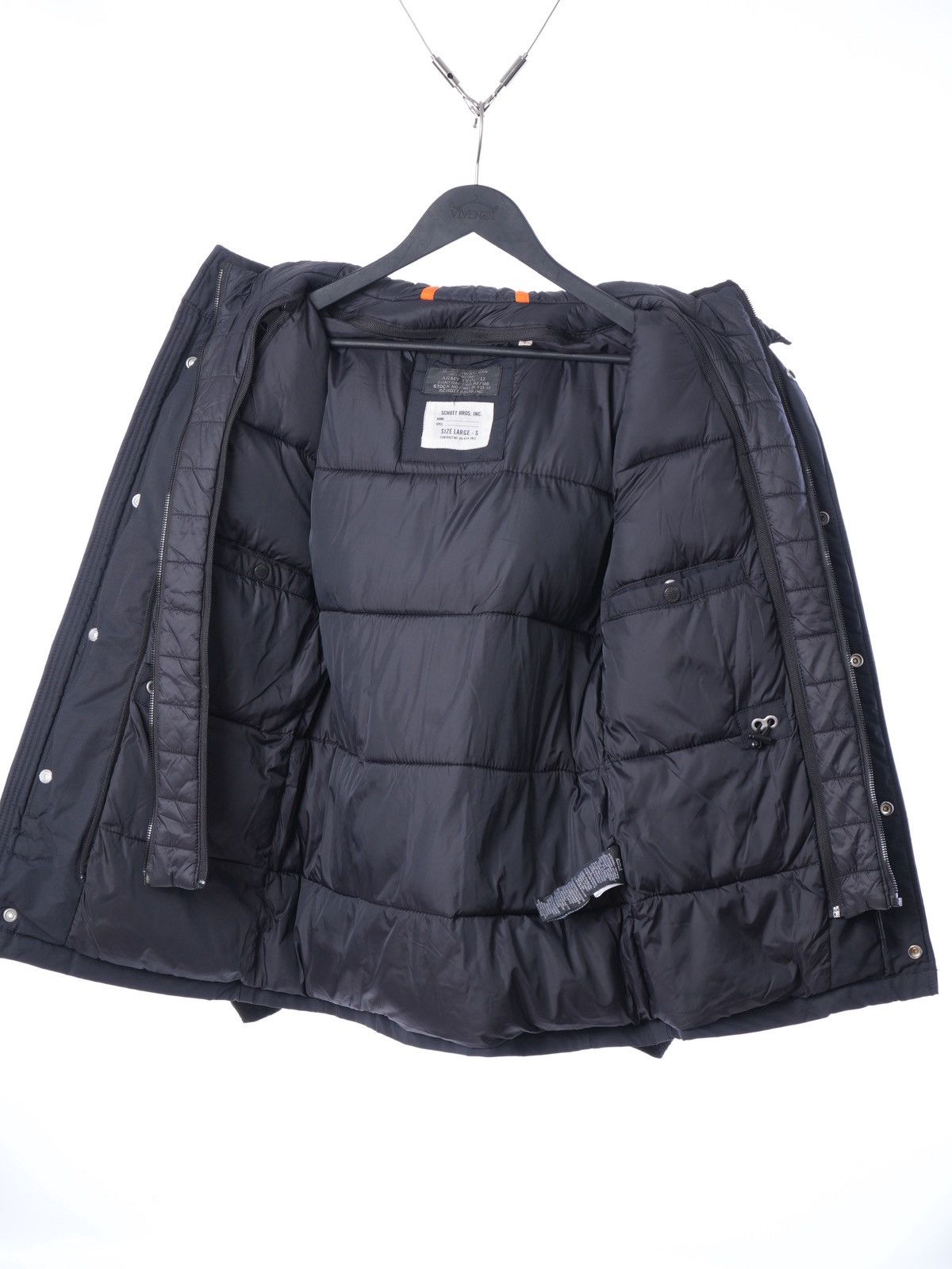 Schott Y2k Schott Army Type-U Hooded Parka Jacket S Size US S / EU 44-46 / 1 - 10 Thumbnail