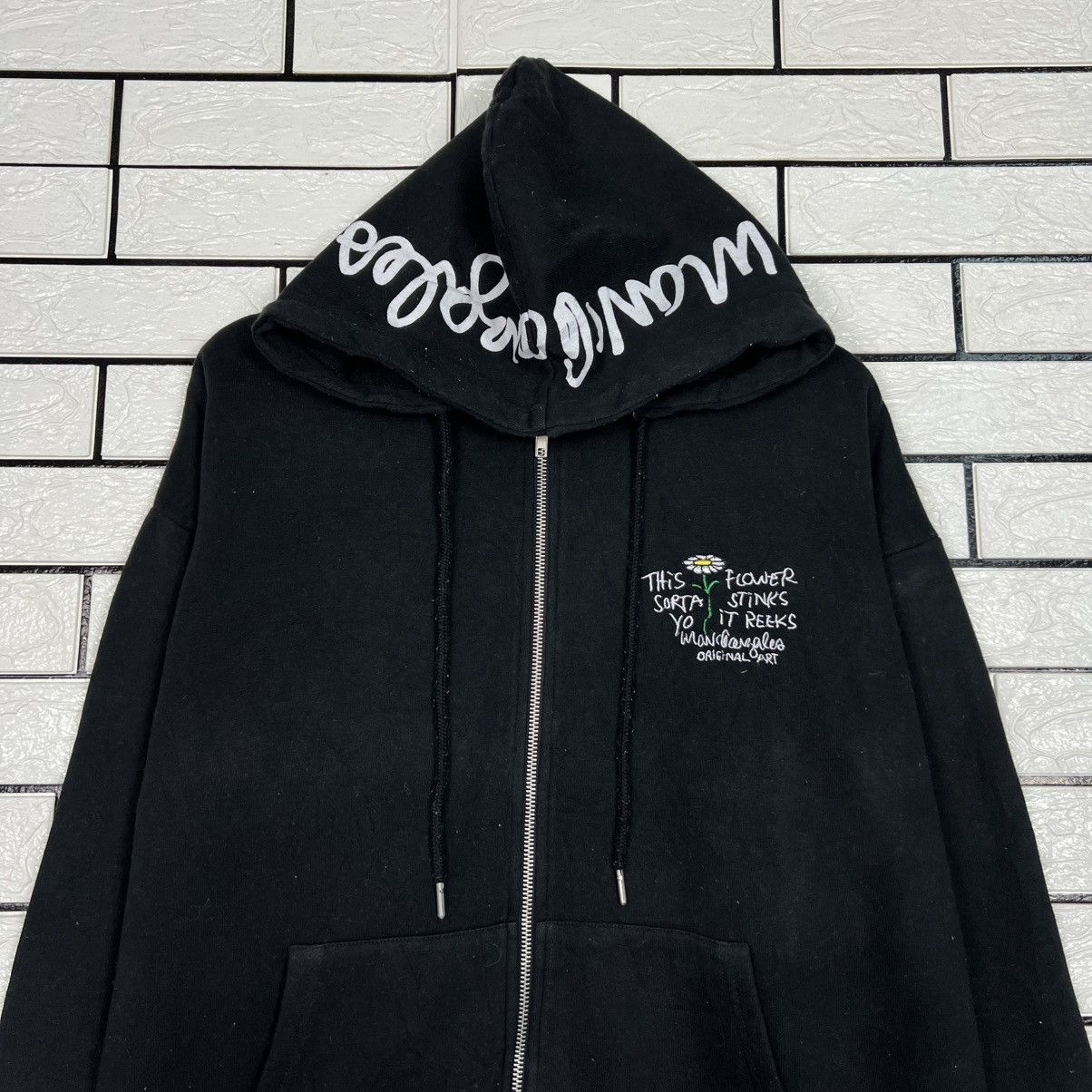Japanese Brand MARK GONZALES Artwork Collection Zipper Hoodies #4187-C191 Size US M / EU 48-50 / 2 - 5 Thumbnail