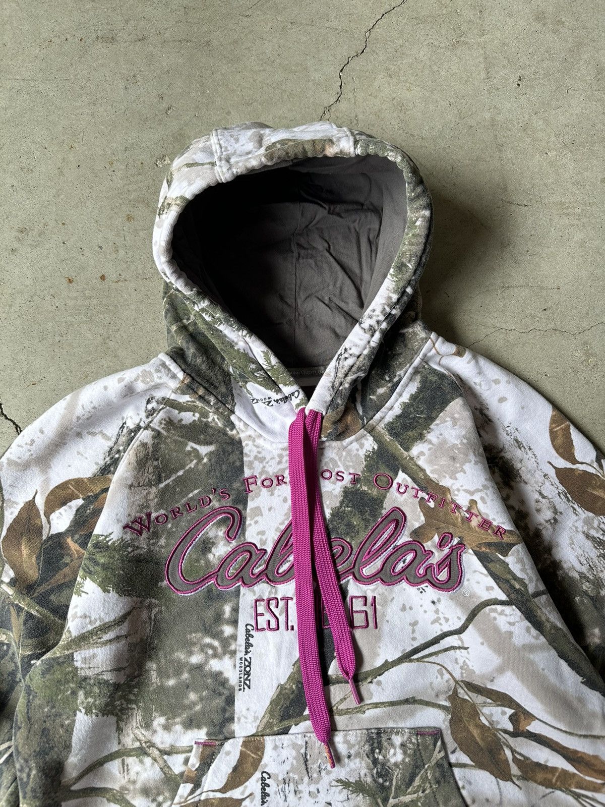 Realtree Vintage Y2K Cabela’s realtree camo hoodie Size S / US 4 / IT 40 - 4 Thumbnail