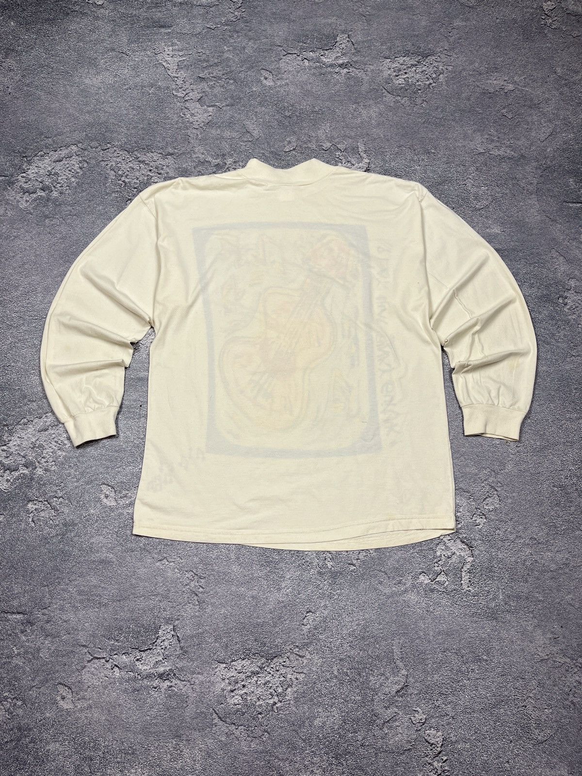Alstyle × Vintage Vintage Rock Guitar Ladies Long Sleeve T Shirt Size US XL / EU 56 / 4 - 3 Thumbnail