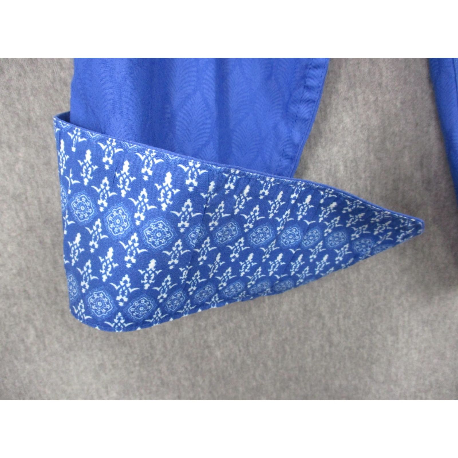 Robert Graham Robert Graham Shirt Mens Large Blue Classic Fit Paisley Contrast Cuff Button Up Size US L / EU 52-54 / 3 - 2 Thumbnail