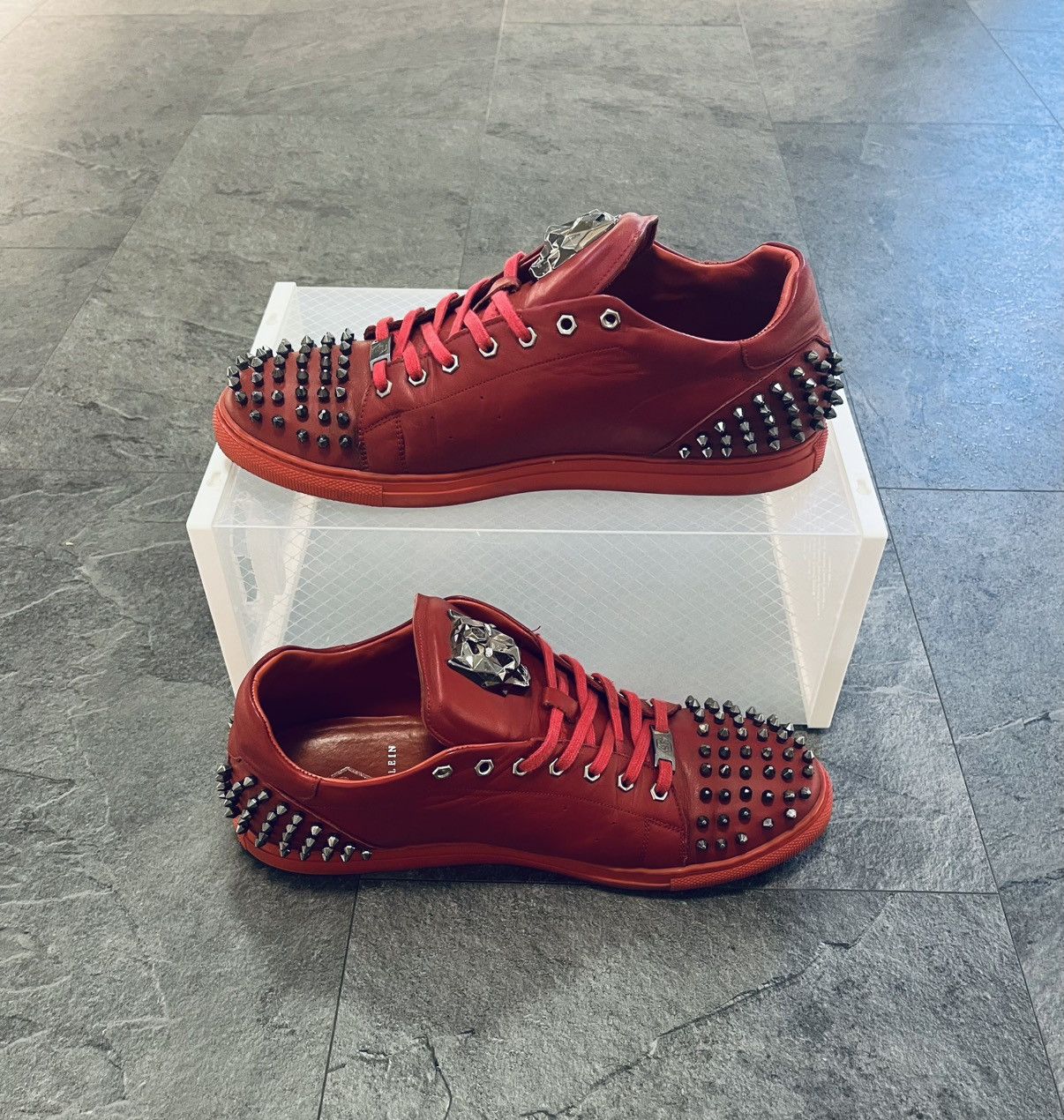 Philipp Plein Philipp Plein Studded Low-top Sneakers Size US 10 / EU 43 - 3 Thumbnail